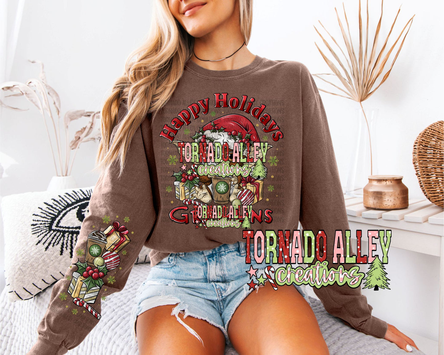 Happy Holidays Long Sleeve