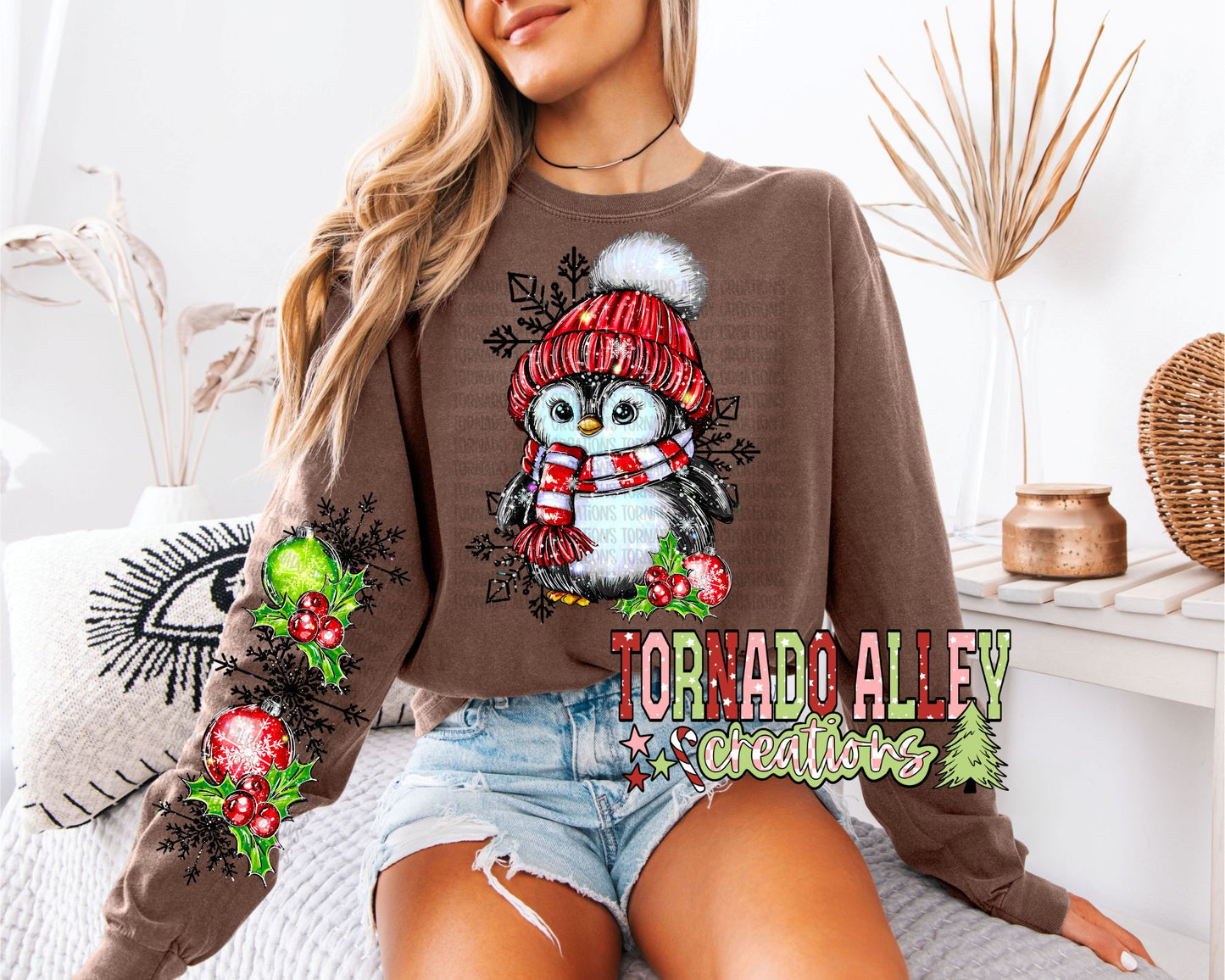 Snowflake Penguin Long Sleeve
