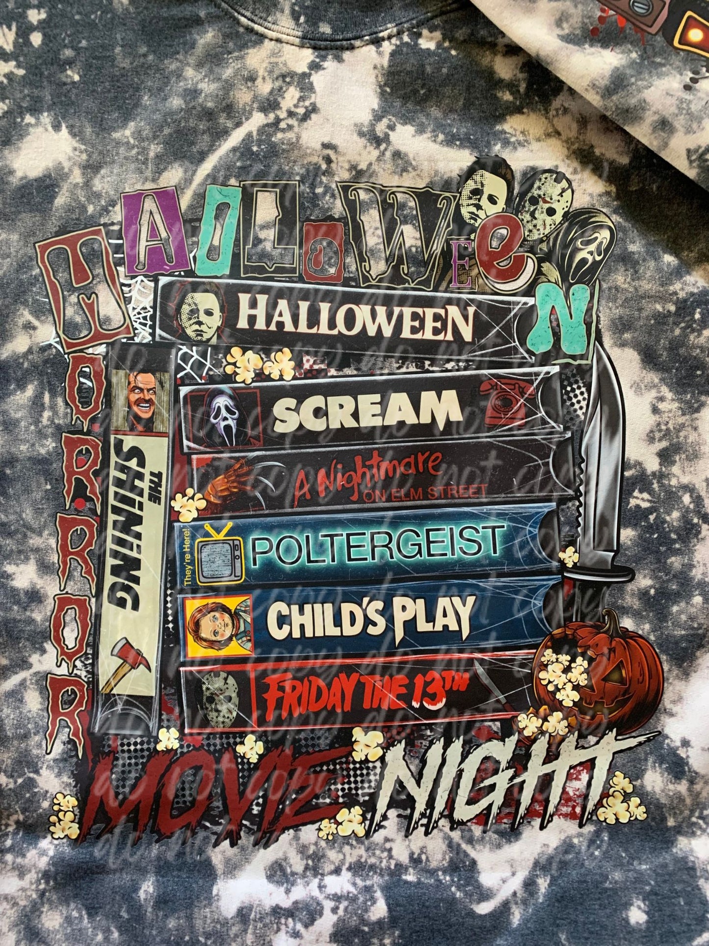 Halloween Movie Night Crewneck
