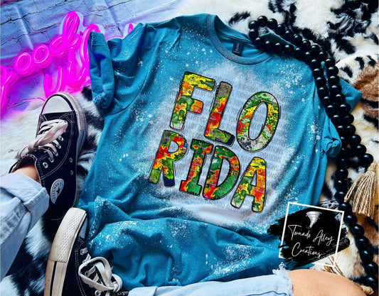 Florida Storm Map Tee
