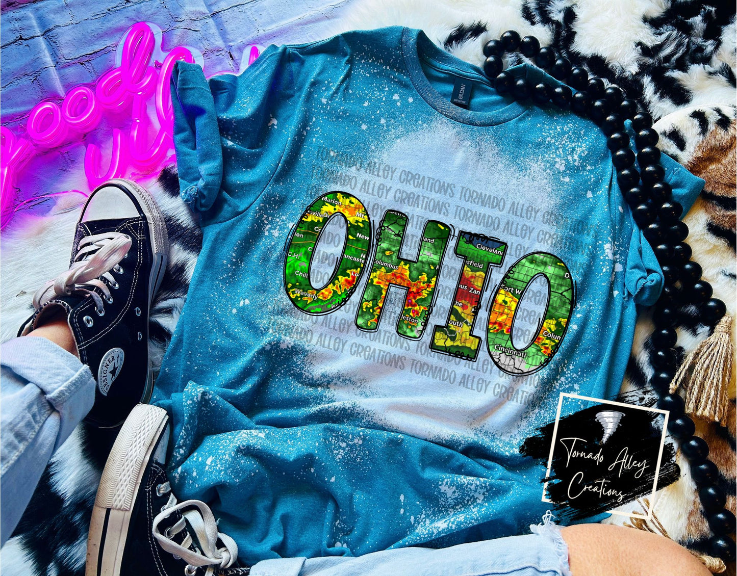 Ohio Storm Map Tee