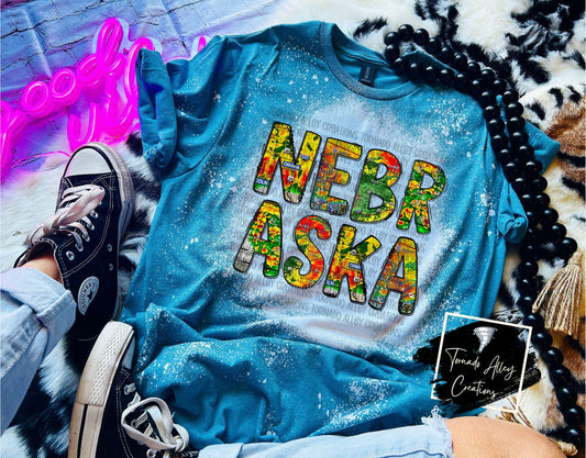 Nebraska Storm Map Tee