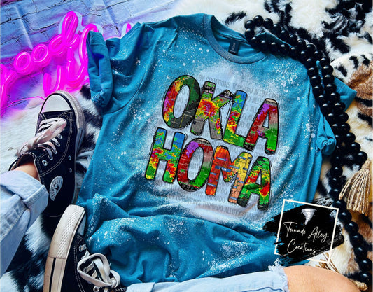 Oklahoma Storm Map Tee