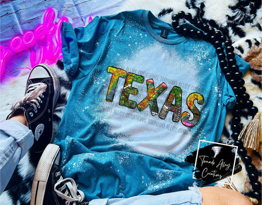 Texas Storm Map Tee