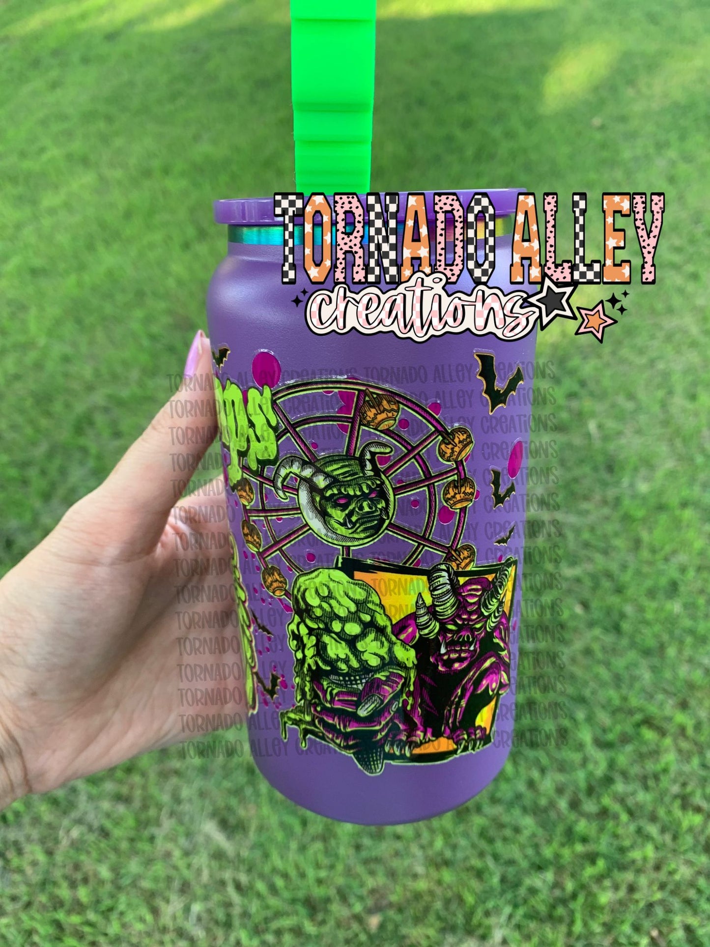 In For A Scare 16oz Stainless Steel Can