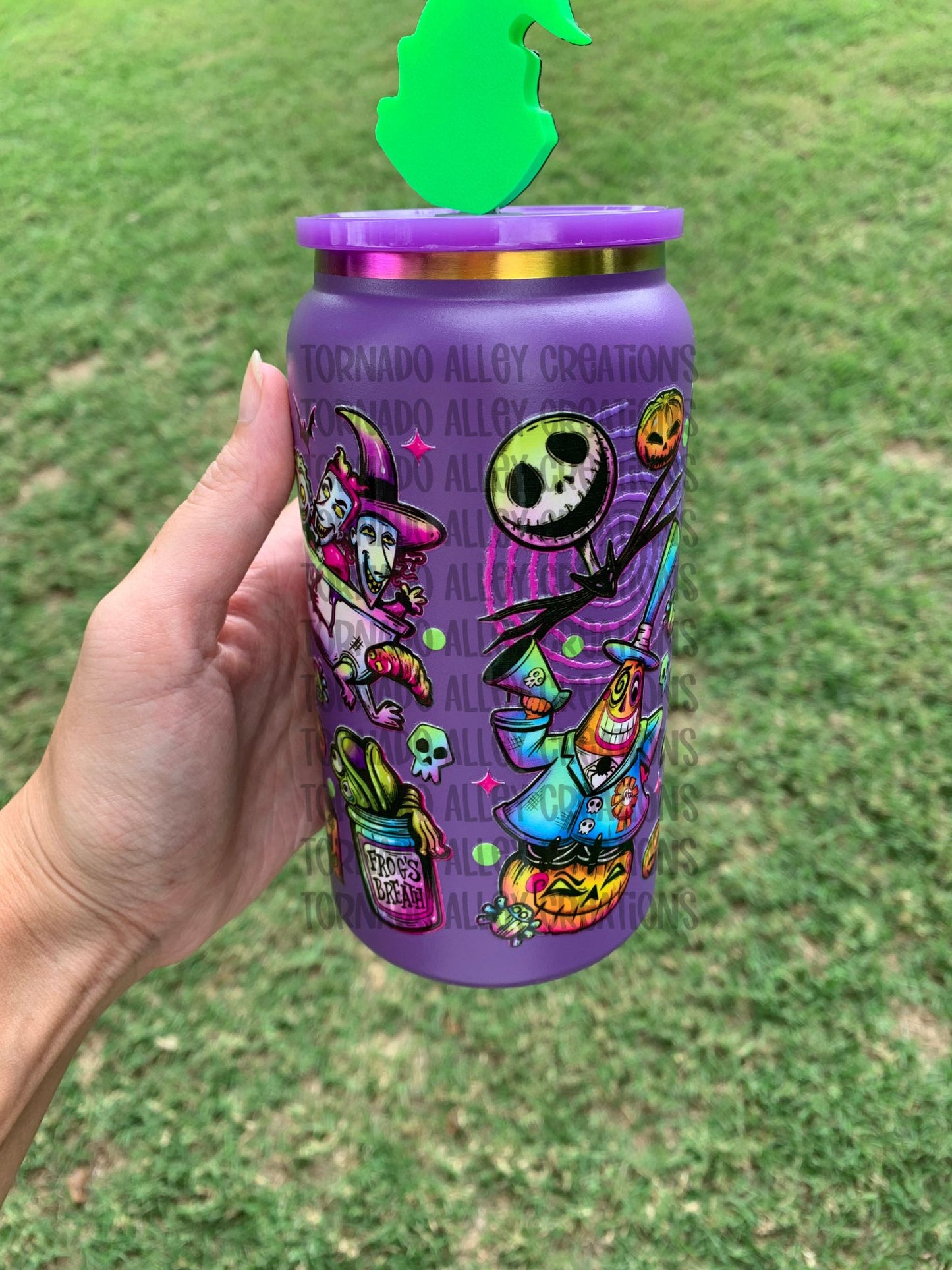 Spooky Christmas 16oz Stainless Steel Can