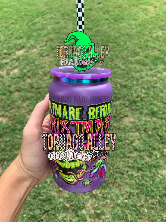 Spooky Christmas 16oz Stainless Steel Can