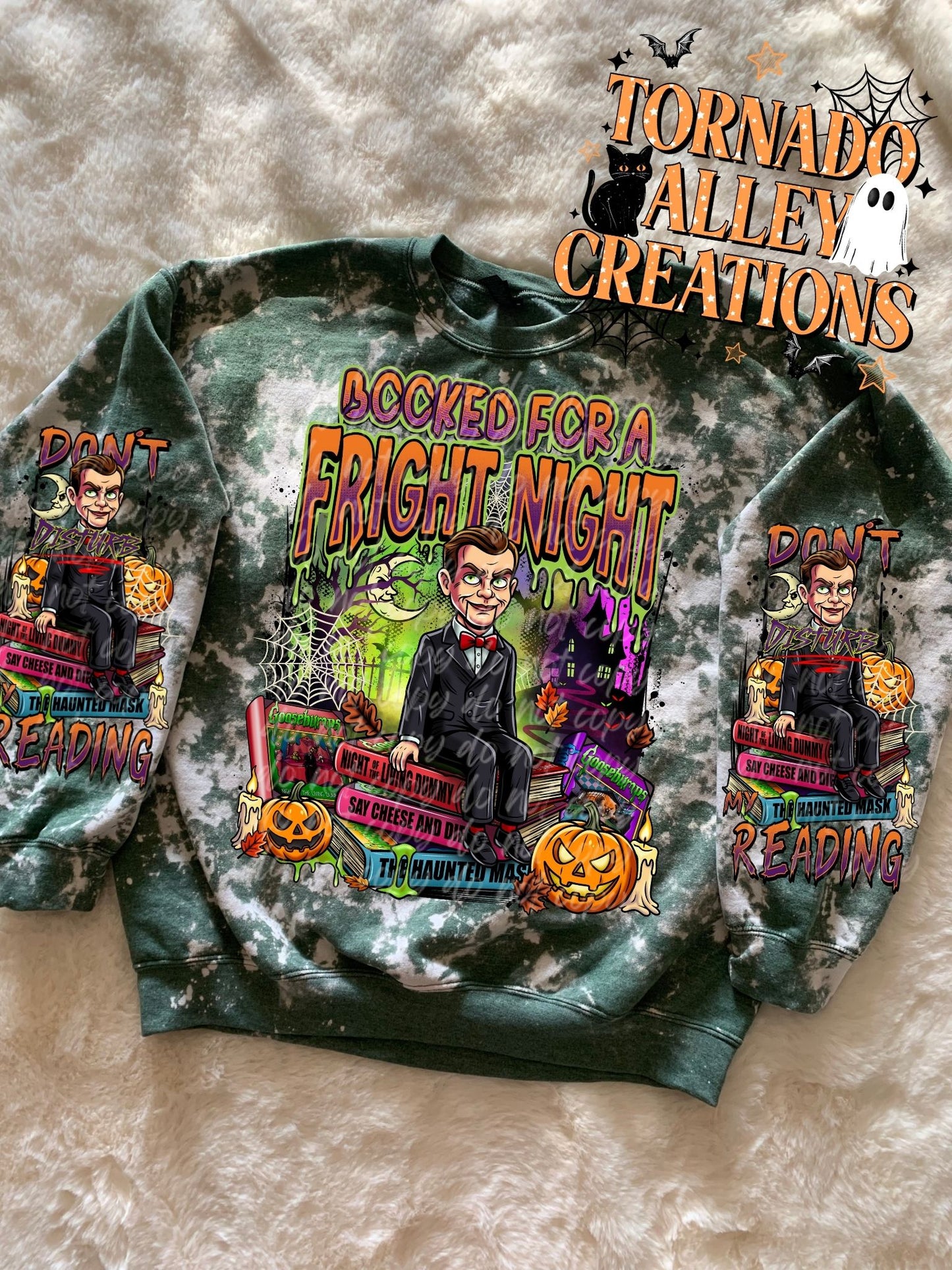 Booked for a Fright Night Crewneck