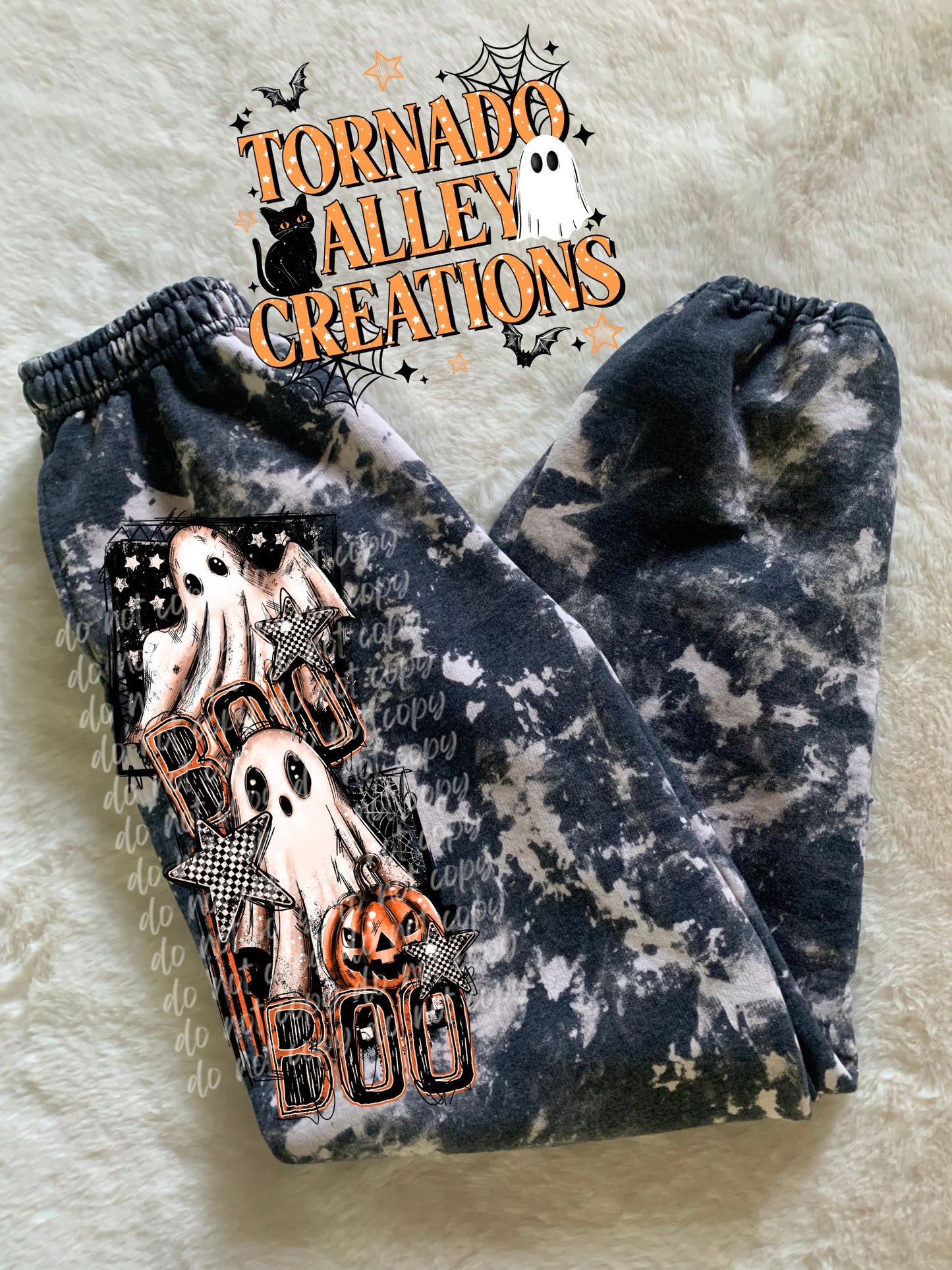 Retro Boo Ghosts Sweatpants