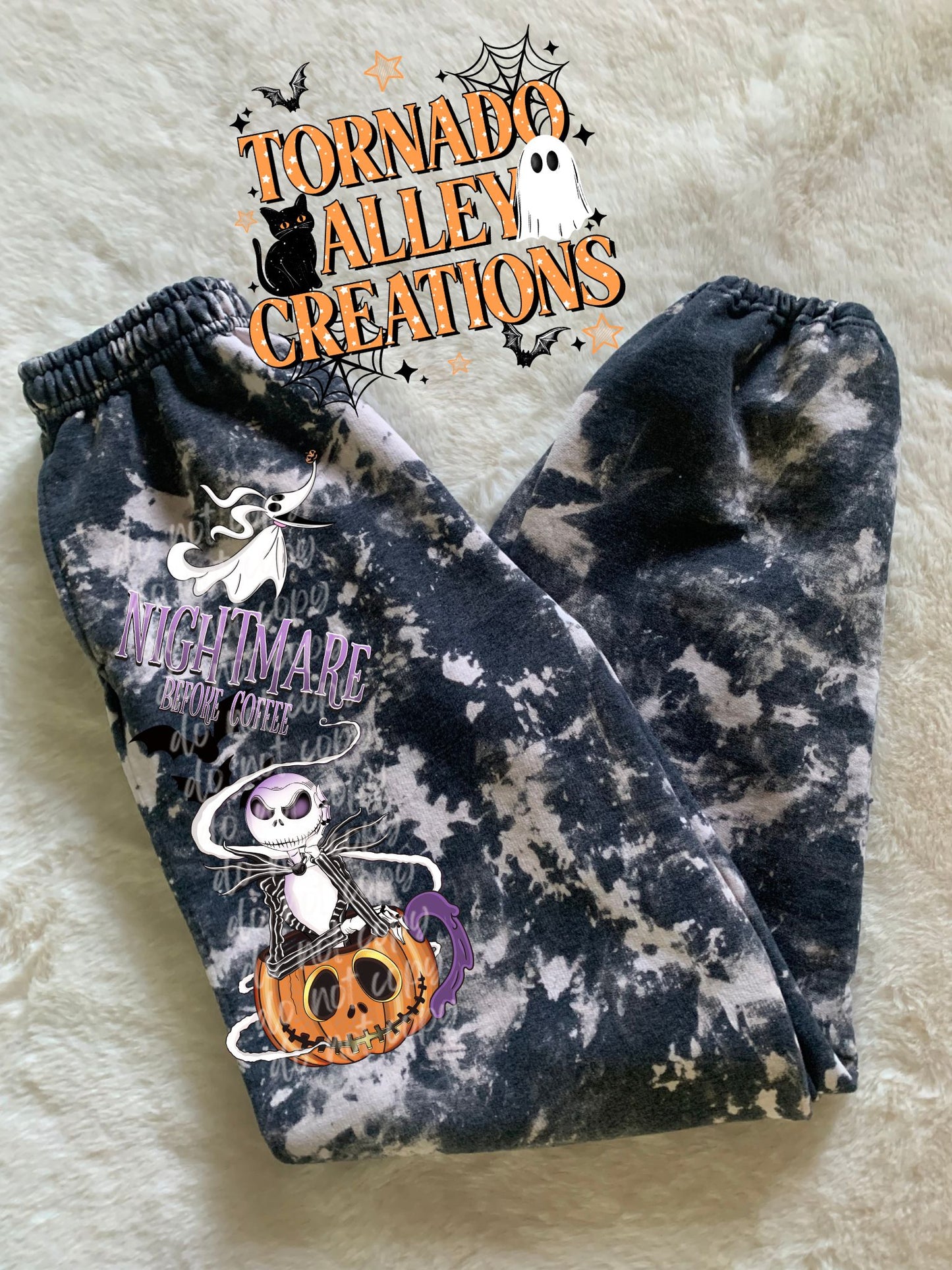 Nightmare Before Coffee Sweatpants