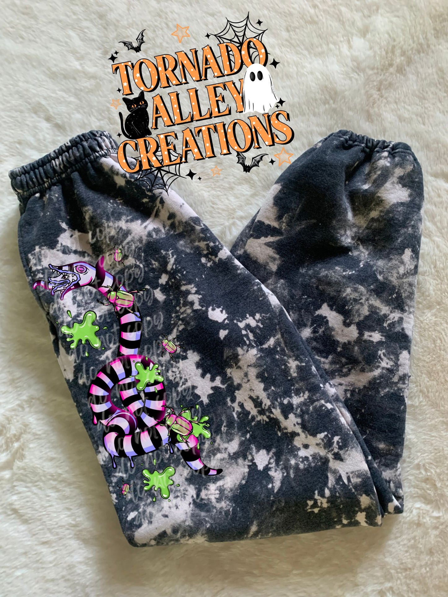 Spooky Beetle Snake Sweatpants