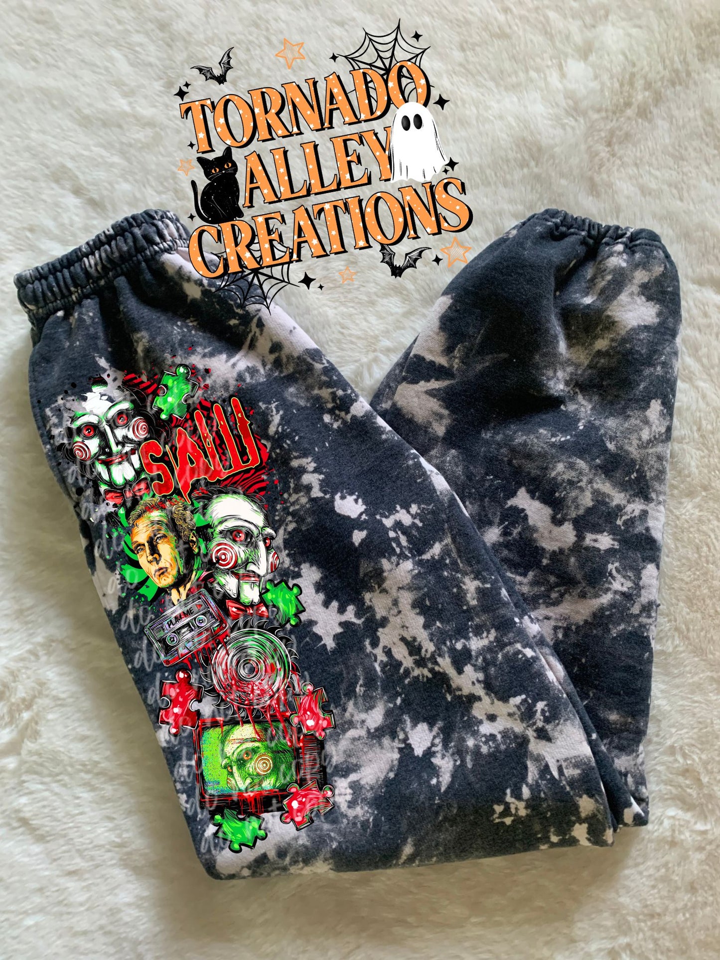 Spooky Puzzle Sweatpants