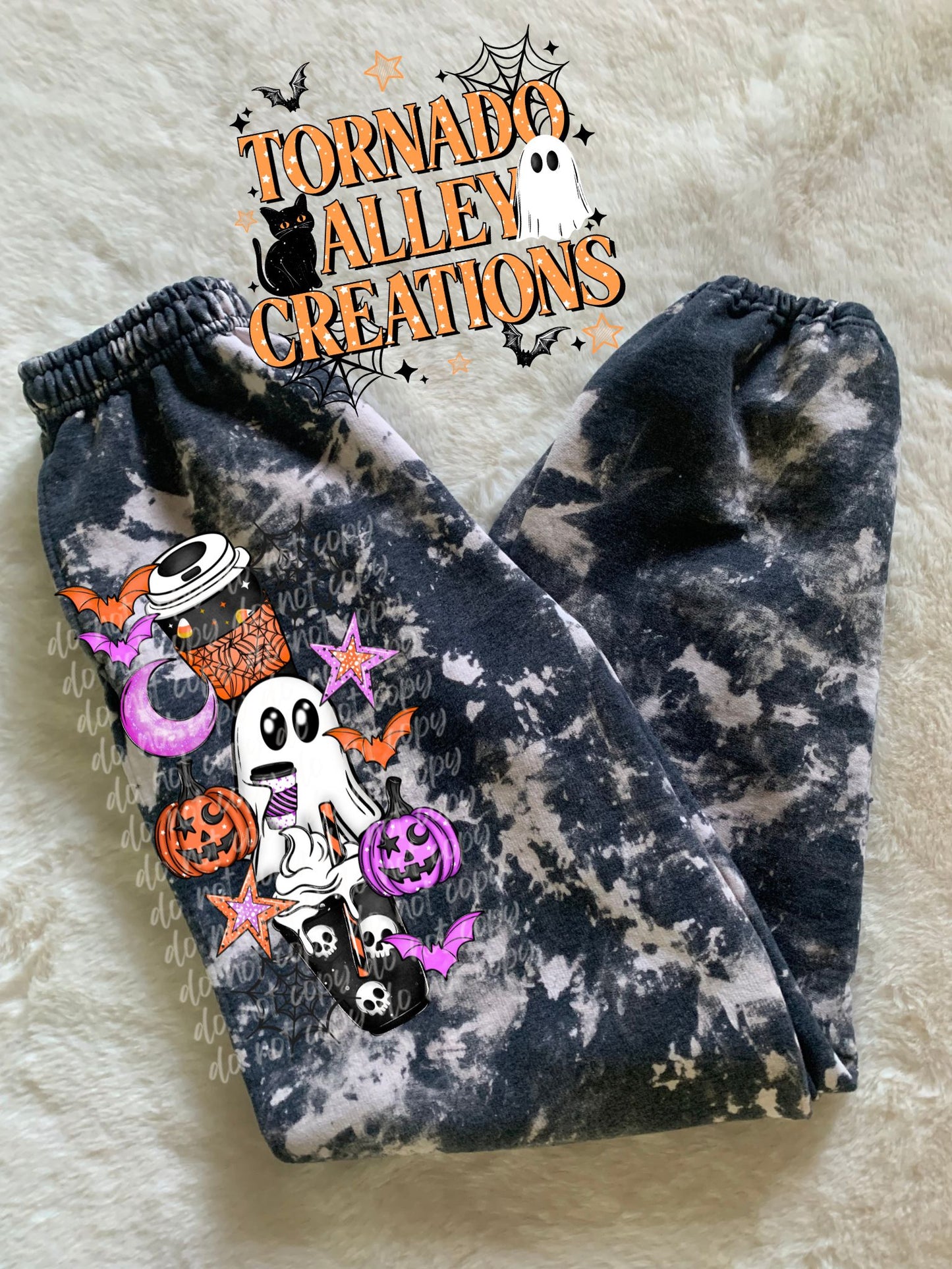 Running on Caffeine Spooky Vibes Sweatpants