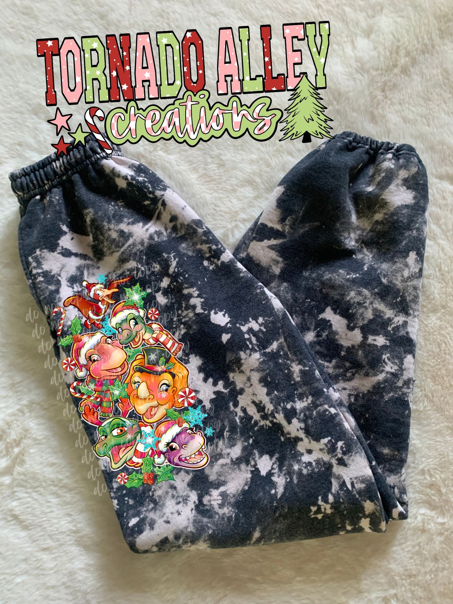 Dino Christmas Sweatpants