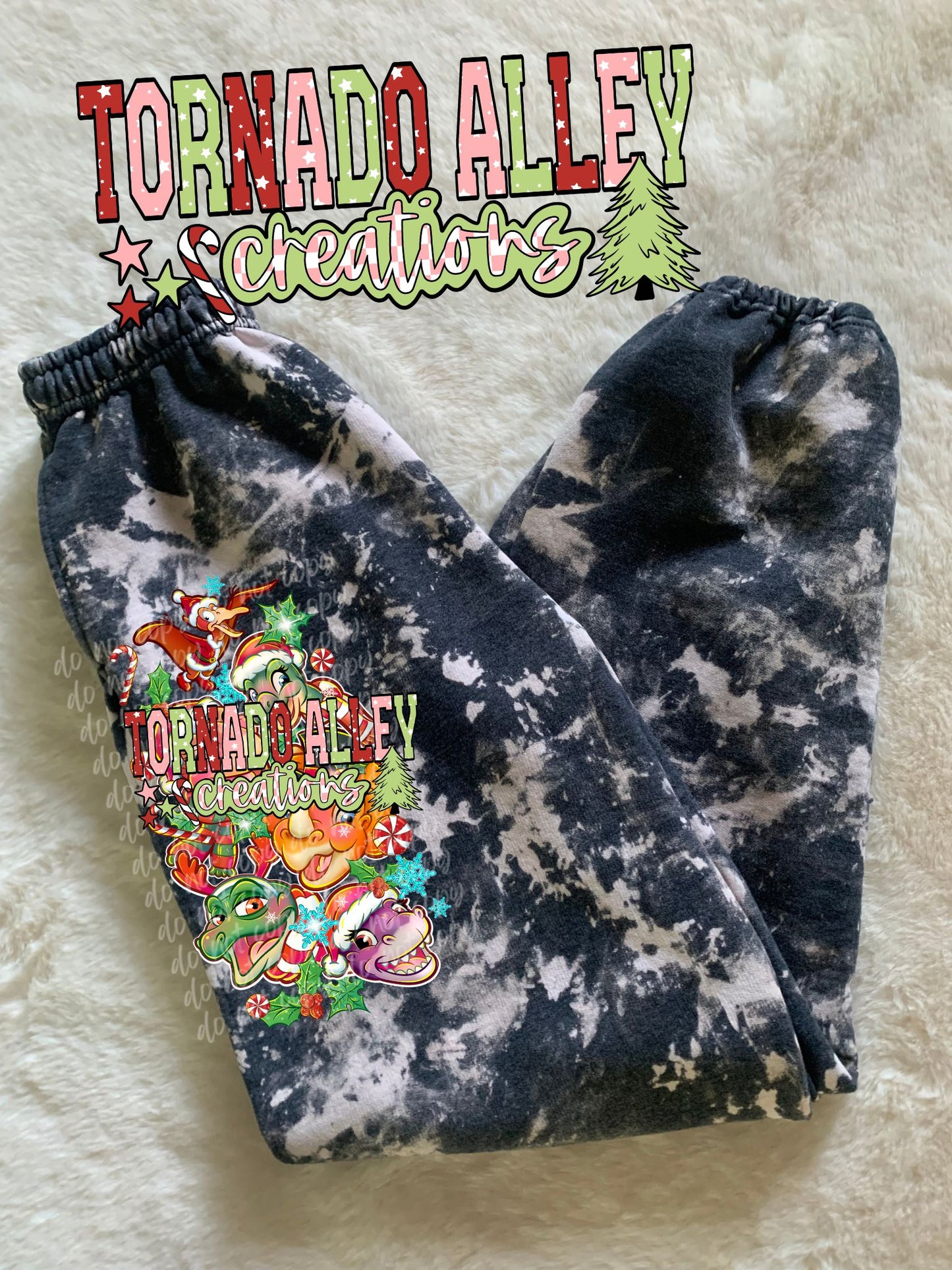 Dino Christmas Sweatpants