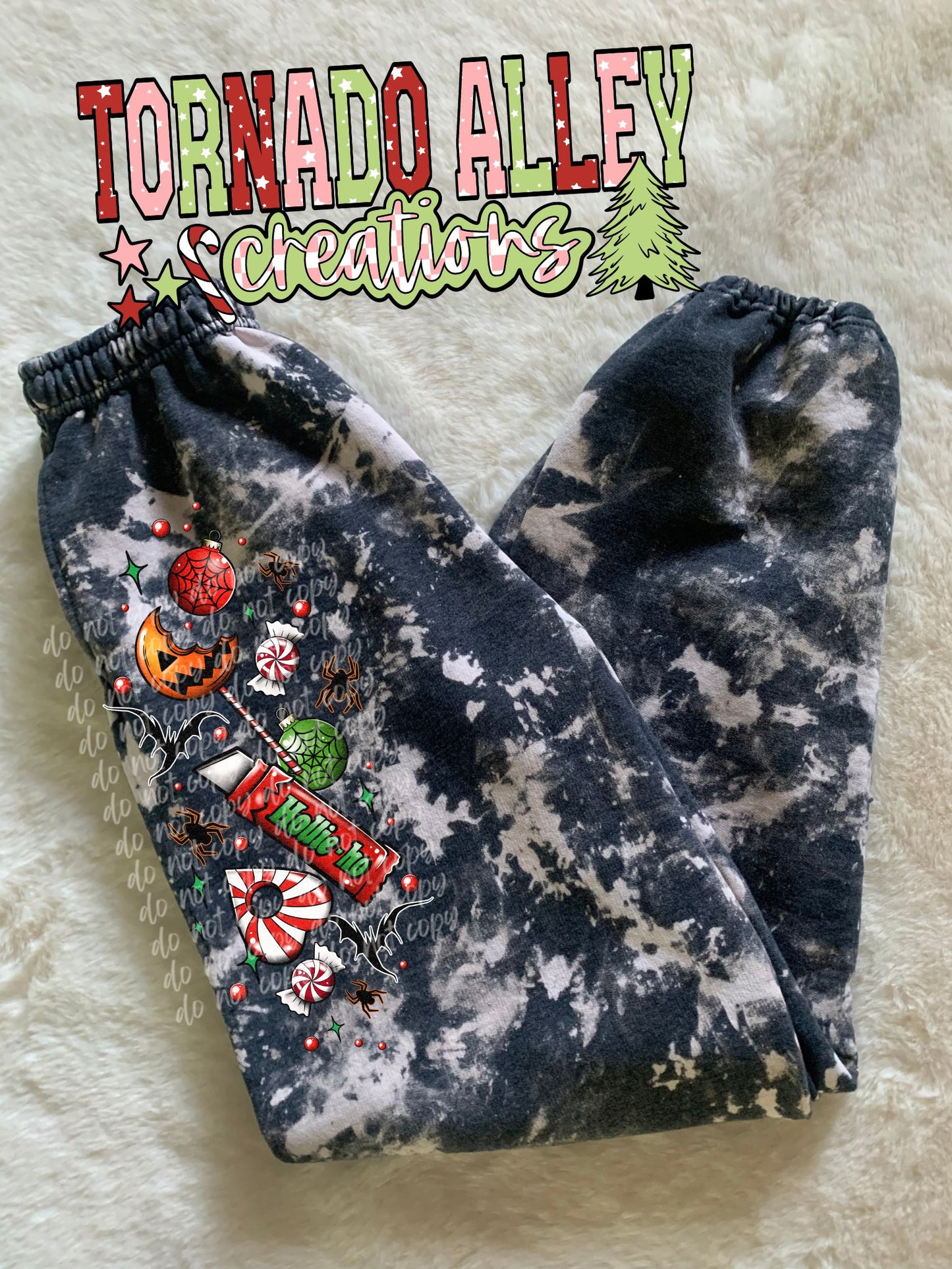 Spooky Christmas Tarot Sweatpants