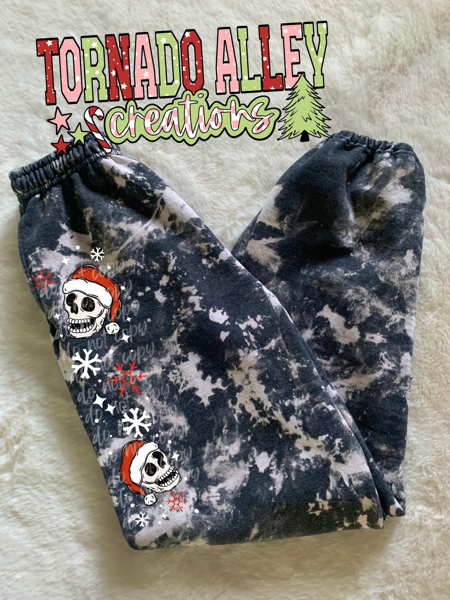 Skelly Santa Sweatpants