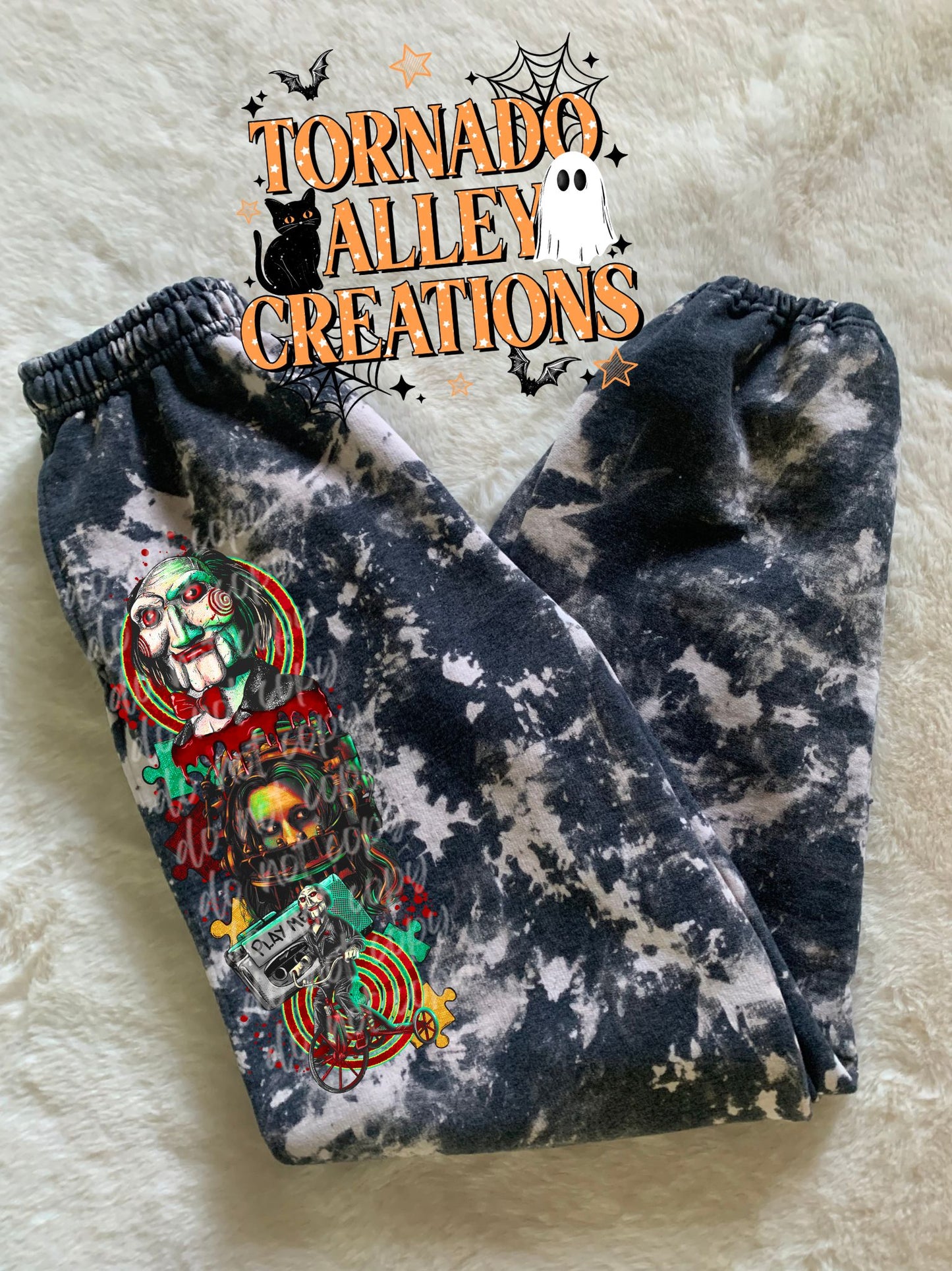 Spooky Puzzle Sweatpants