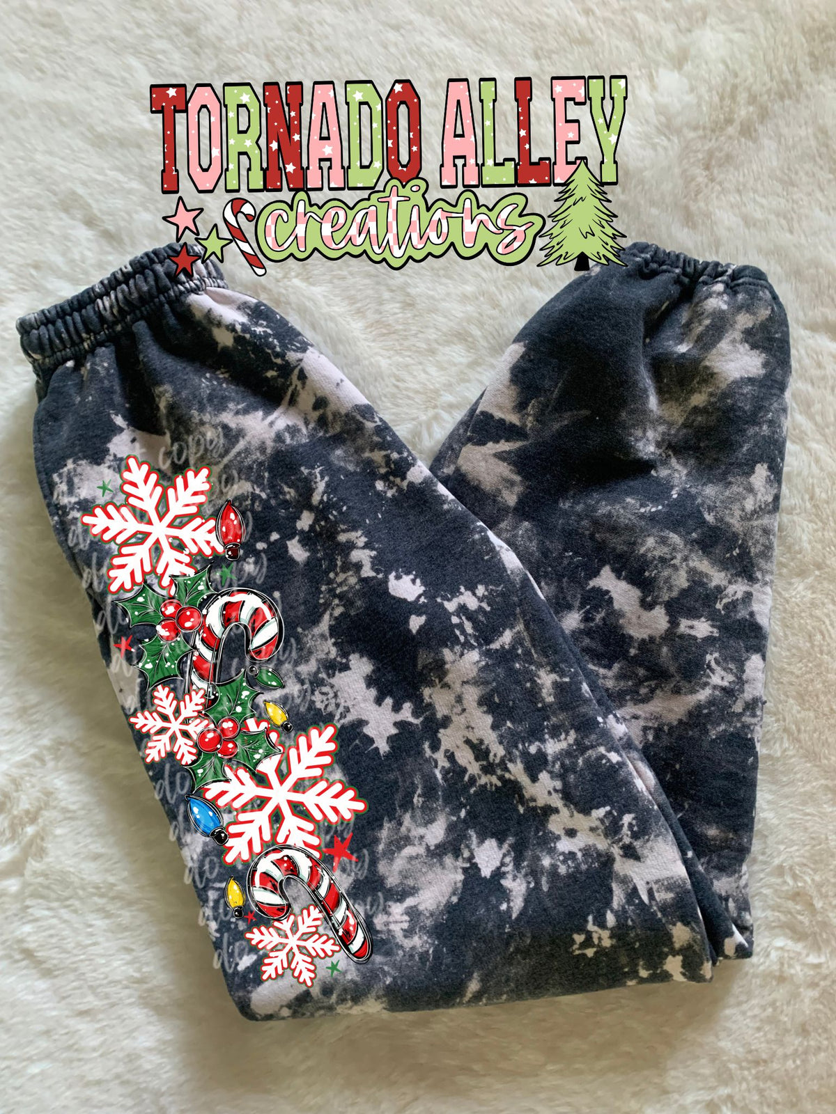 Red Snowflakes Sweatpants