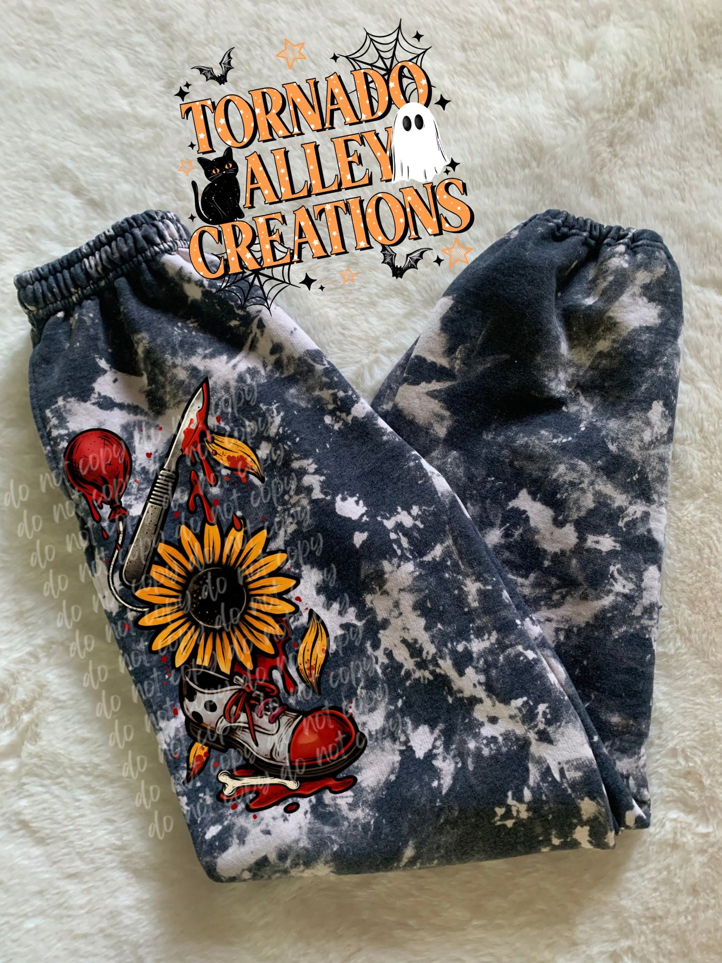 Horror Sunflower Sweatpants
