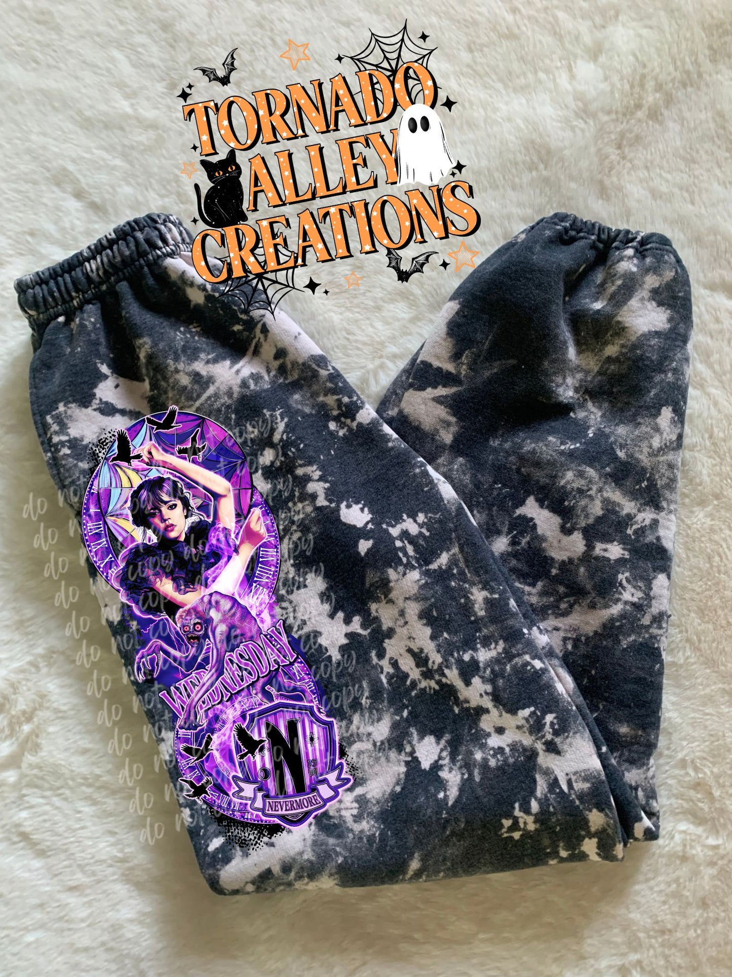 Spooky Neon Wed Sweatpants