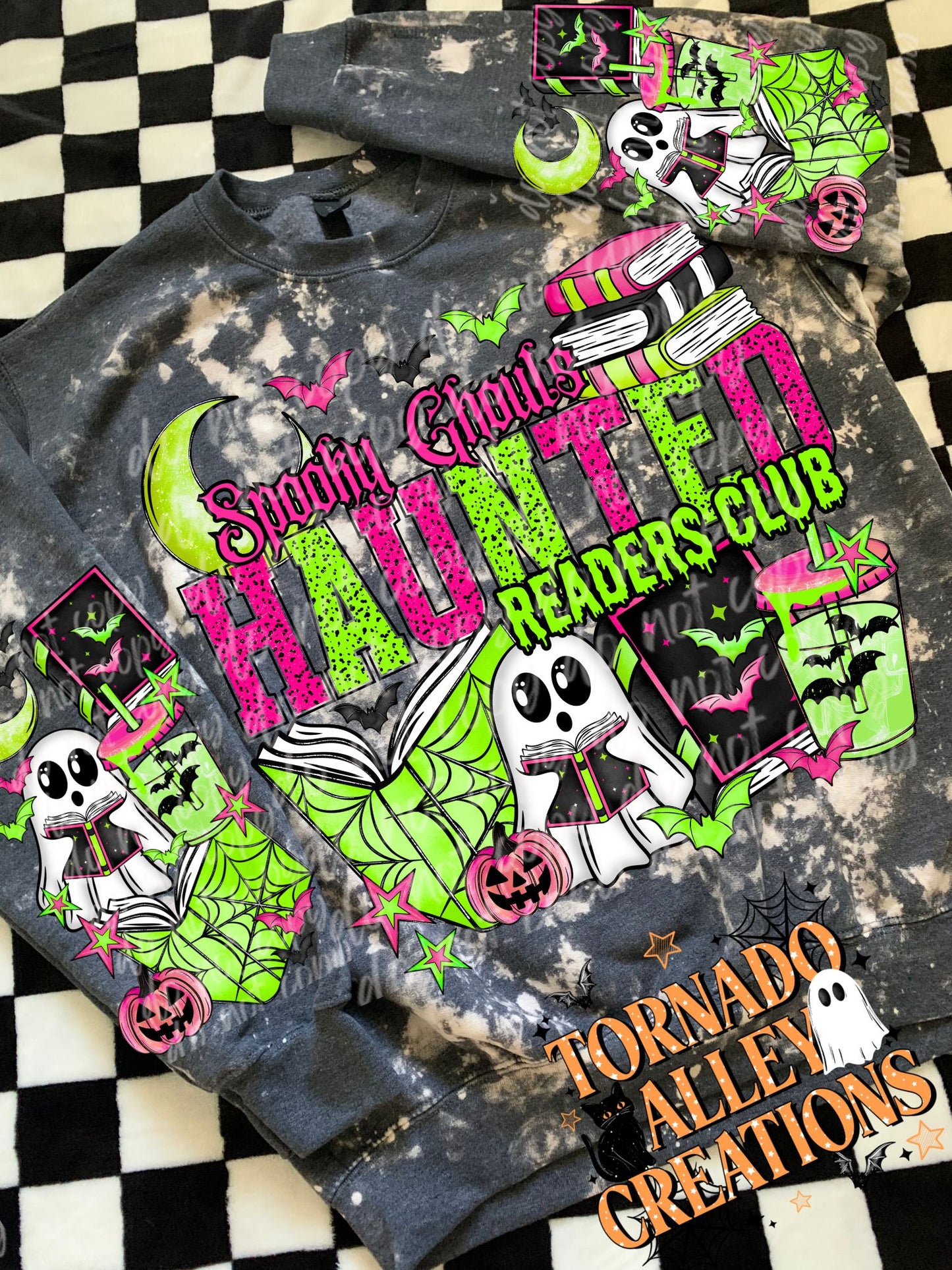 Spooky Ghouls Haunted Readers Club Crewneck