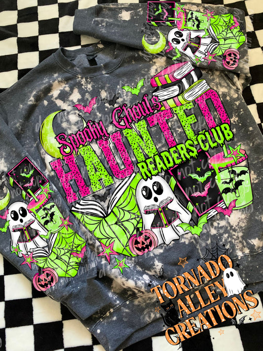 Spooky Ghouls Haunted Readers Club Crewneck