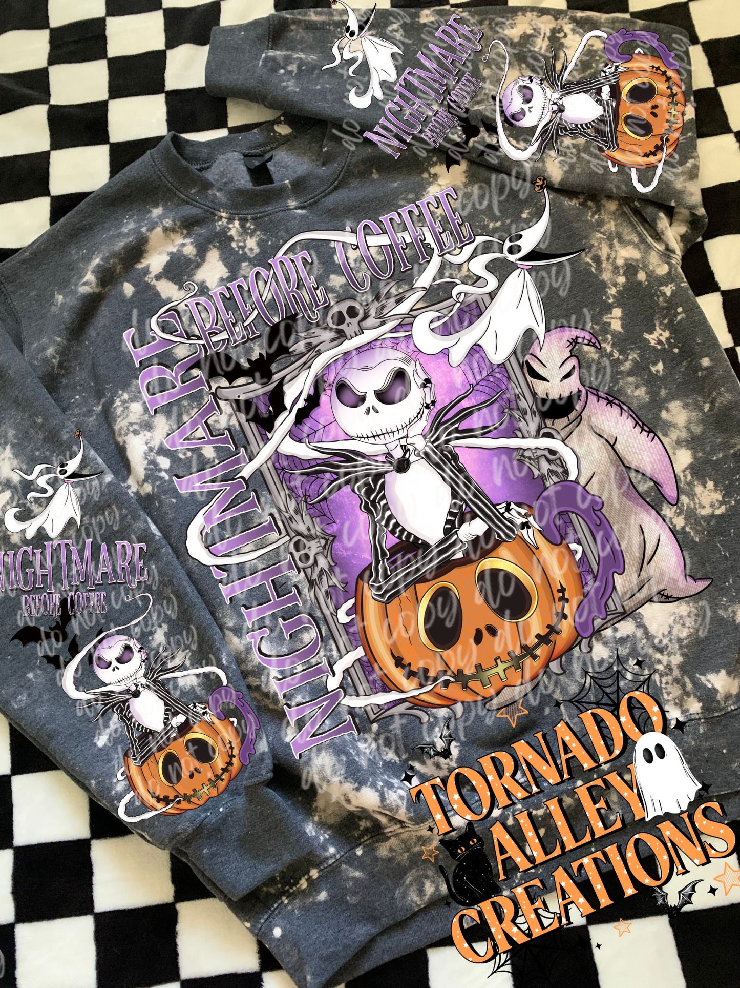 Nightmare Before Coffee Crewneck
