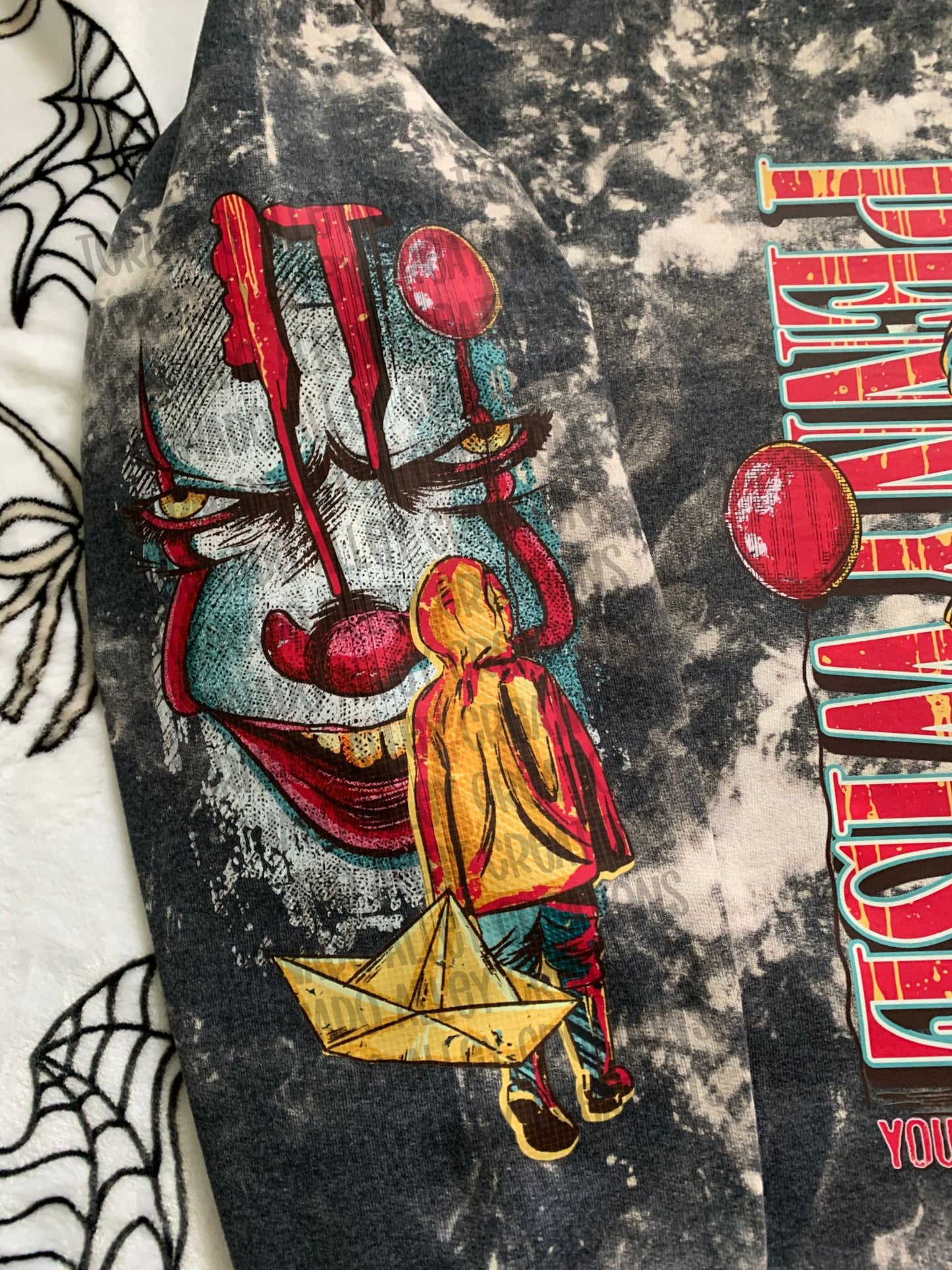 Vintage Spooky Clown Crewneck