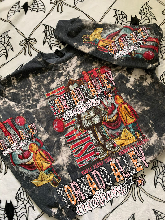 Vintage Spooky Clown Crewneck