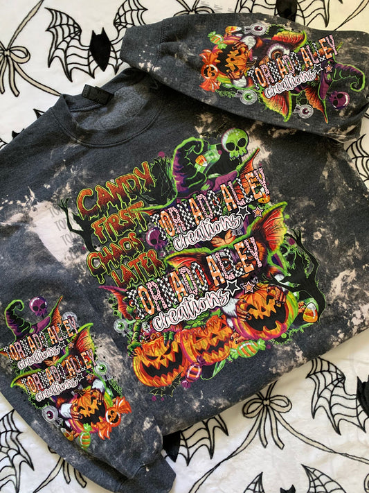 Candy First Chaos Later Crewneck
