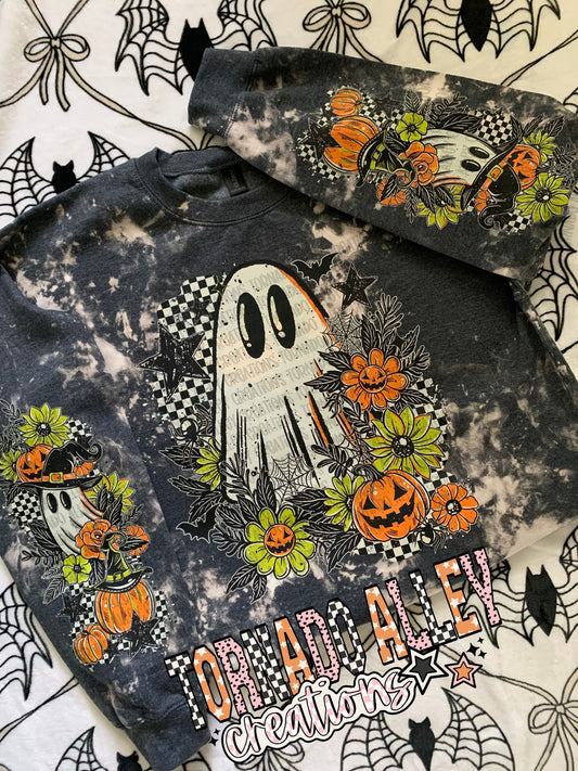 Floral Ghost Crewneck