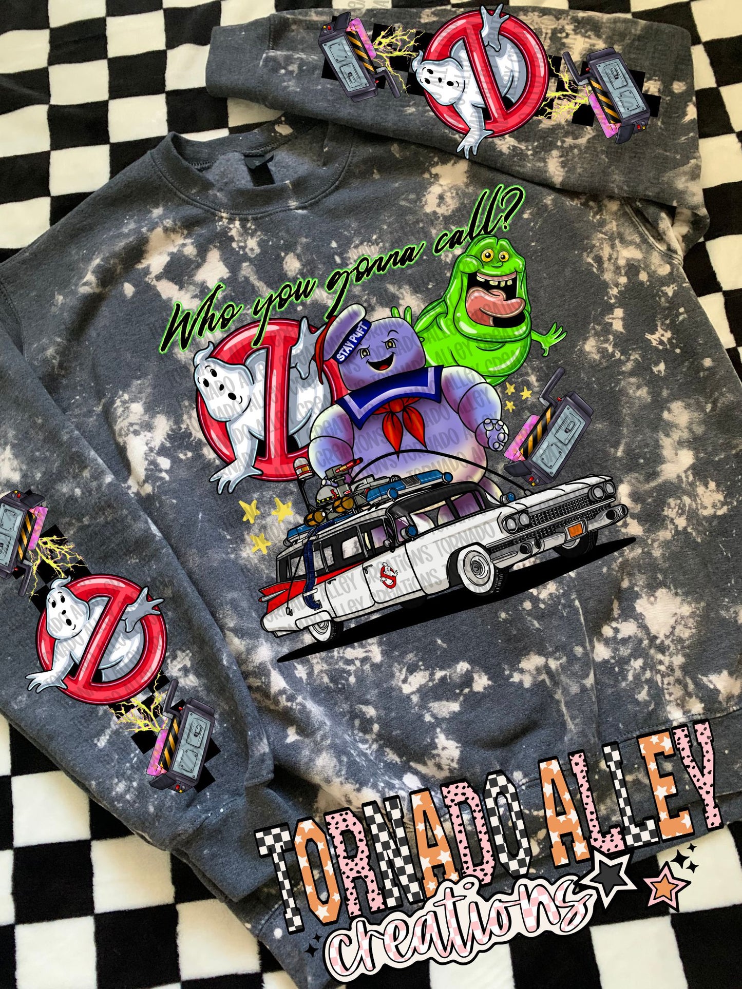 Spooky Retro Ghost Crewneck