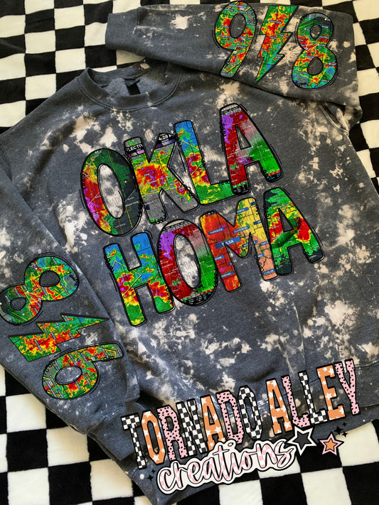 Oklahoma 918 Radar Crewneck