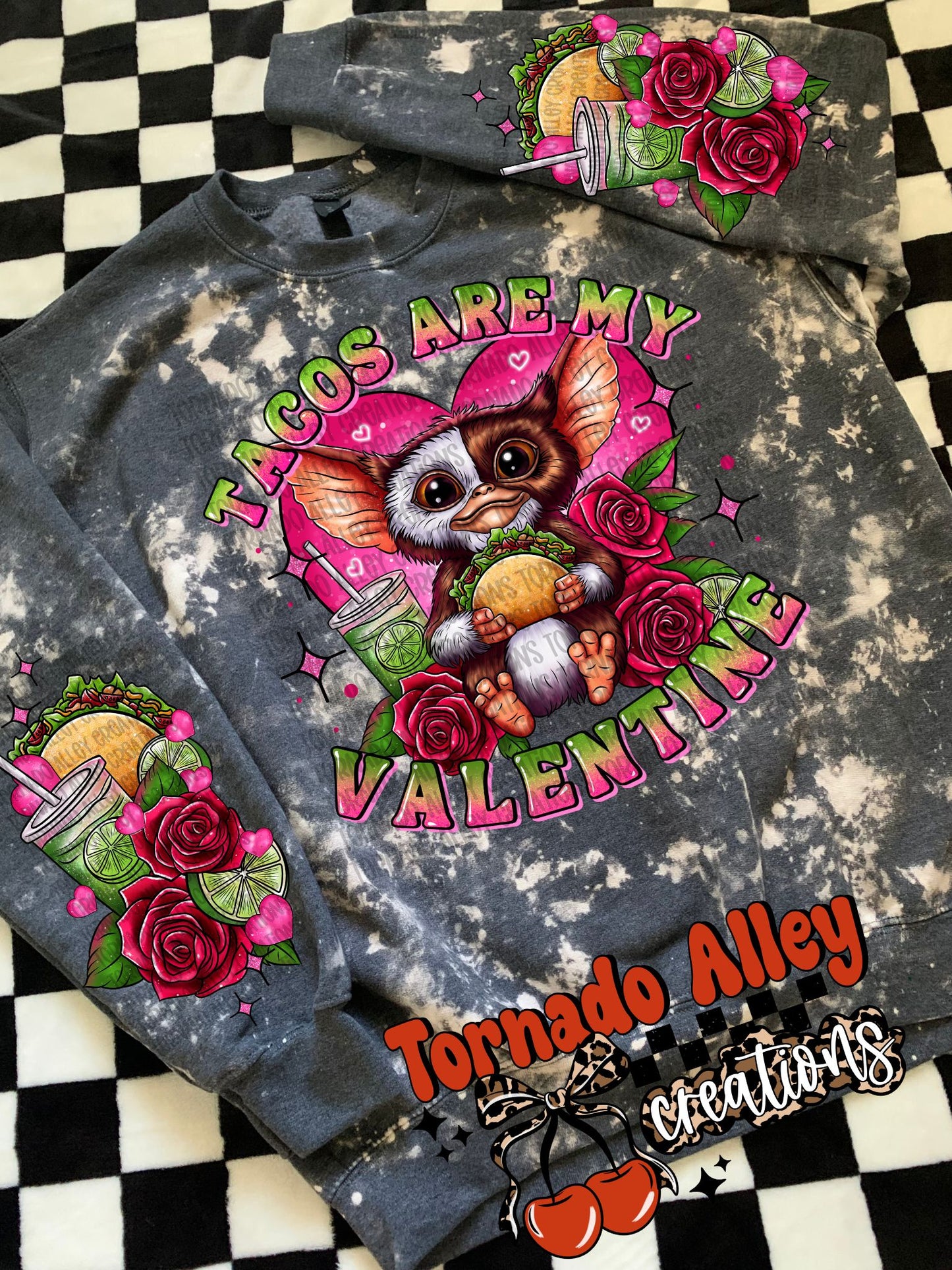 Tacos Are My Valentine Crewneck