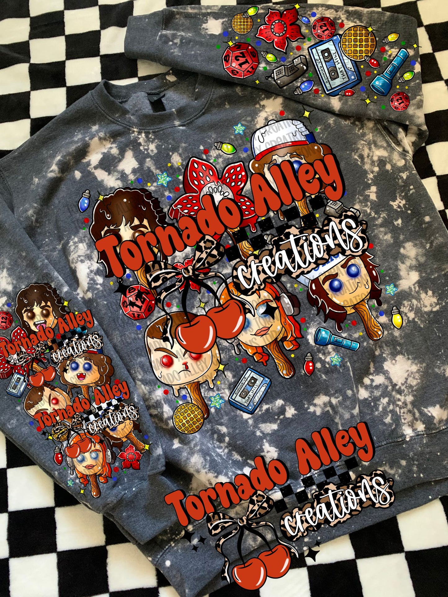 Cute 80s Ice Cream Crewneck