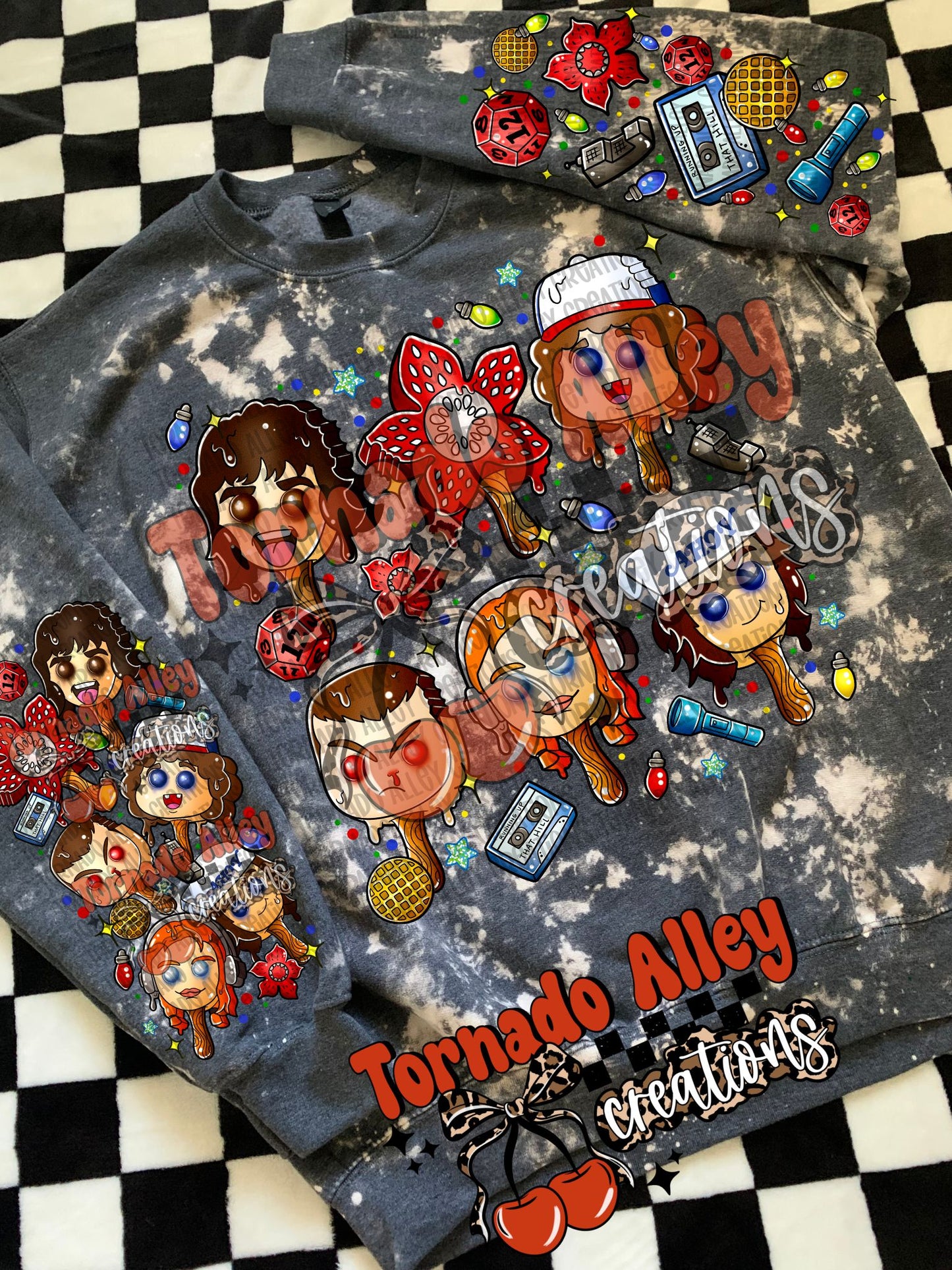 Cute 80s Ice Cream Crewneck