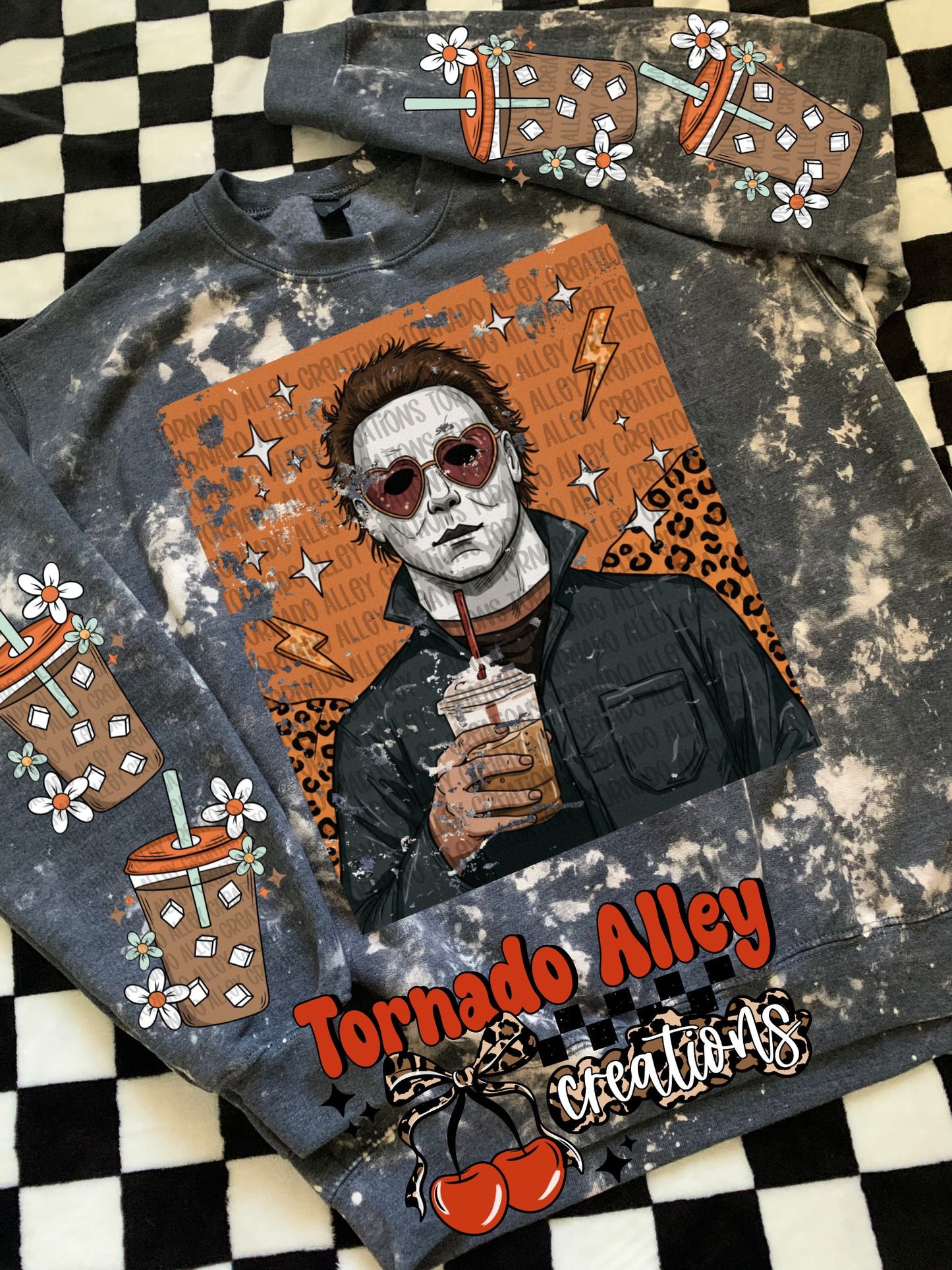 Spooky Halloween Coffee Crewneck