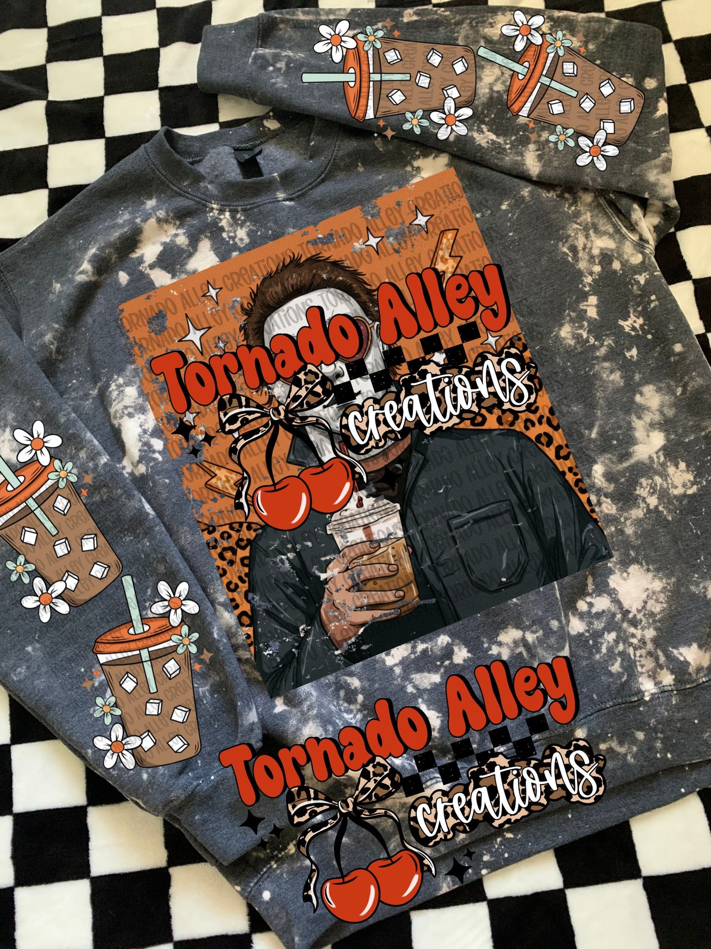 Spooky Halloween Coffee Crewneck