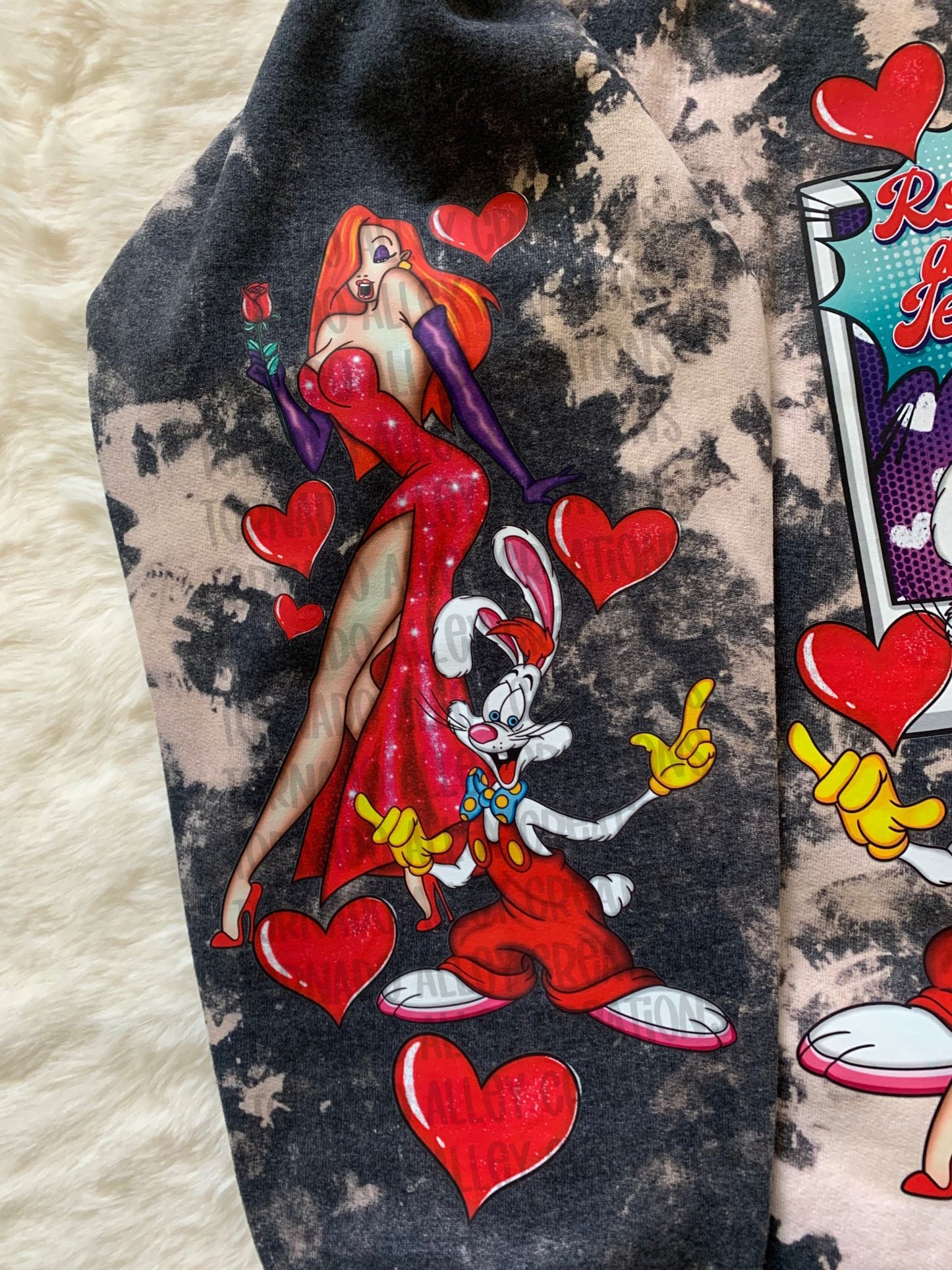 Valentine Rabbit Crewneck