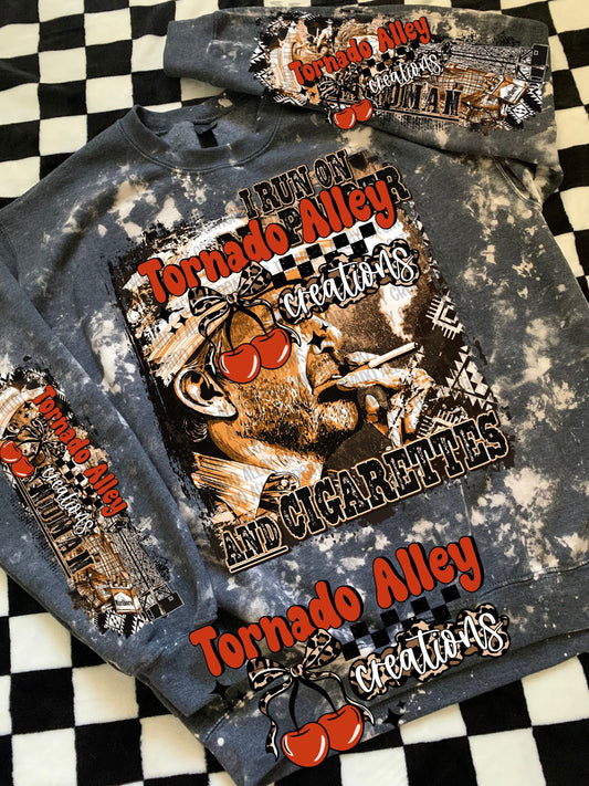 Run On Pop and Cigs Crewneck