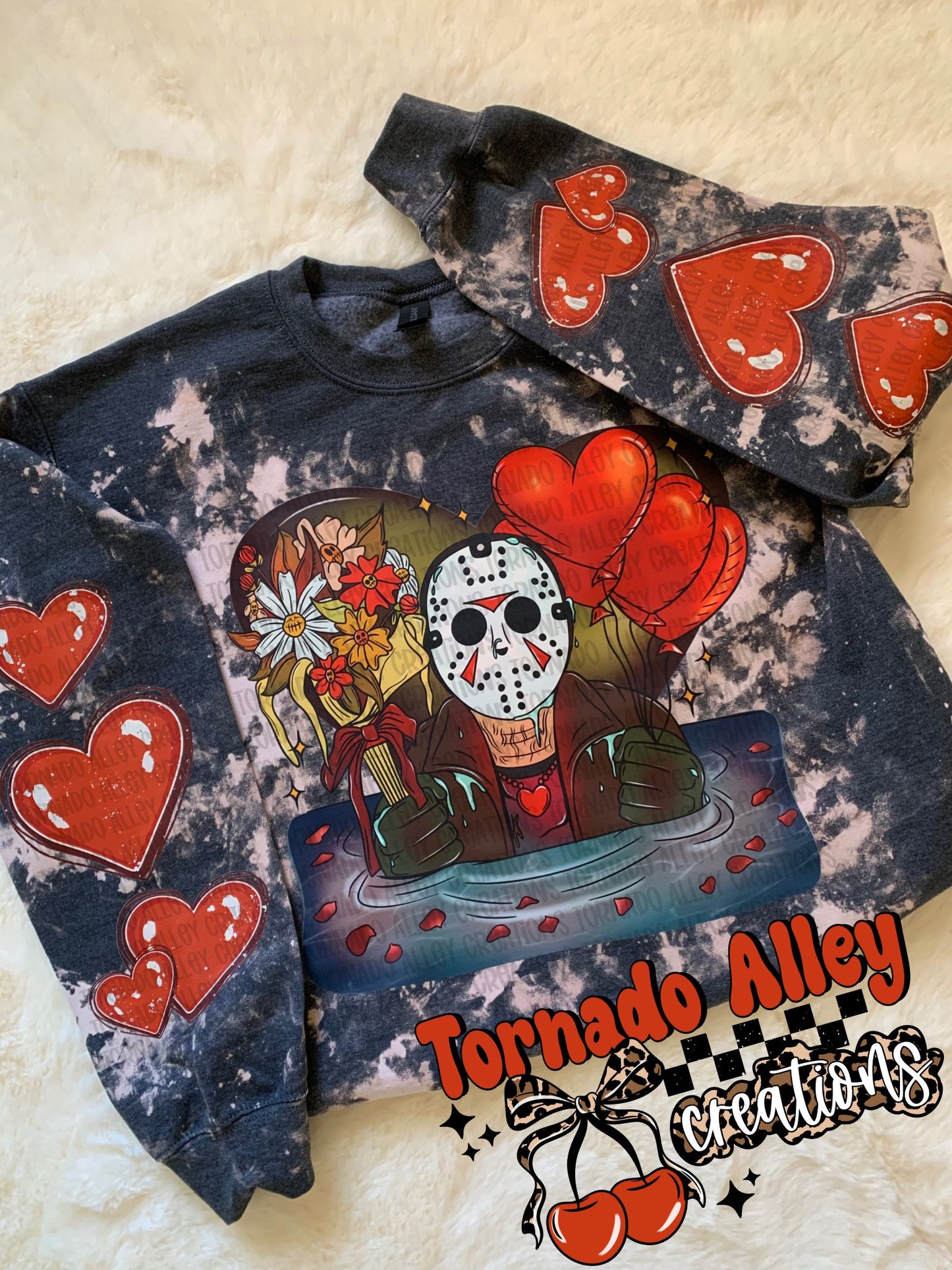 Spooky Slasher Valentines Crewneck