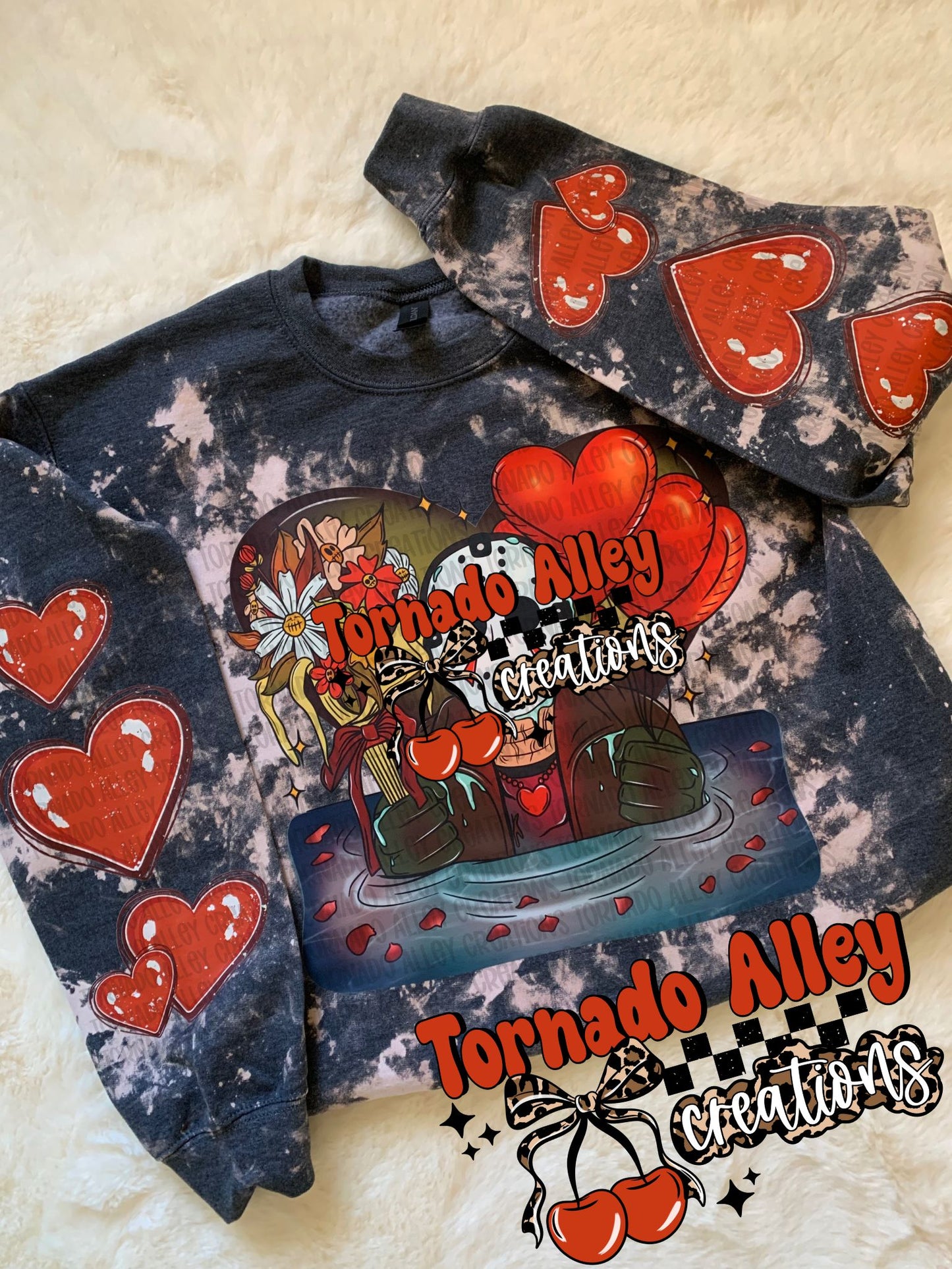 Spooky Slasher Valentines Crewneck