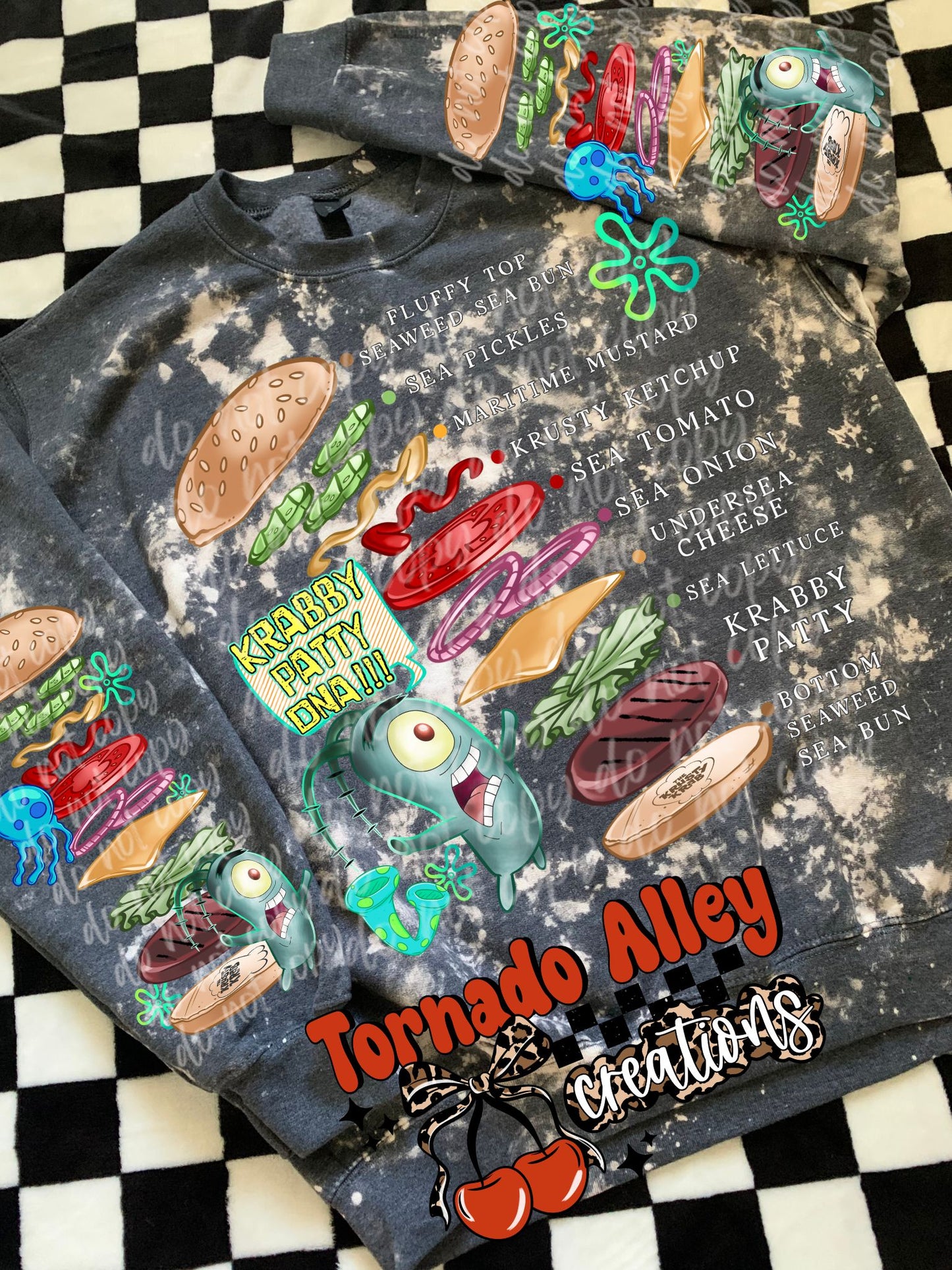 Burger Recipe Crewneck
