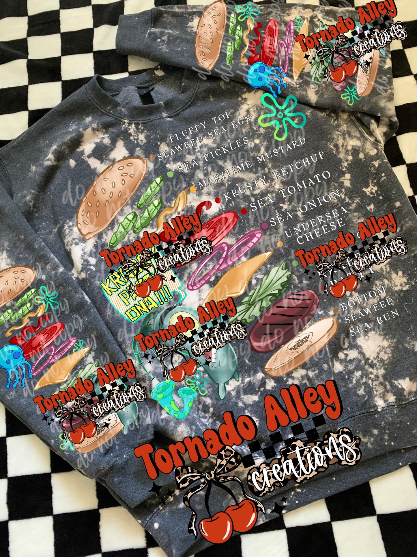 Burger Recipe Crewneck