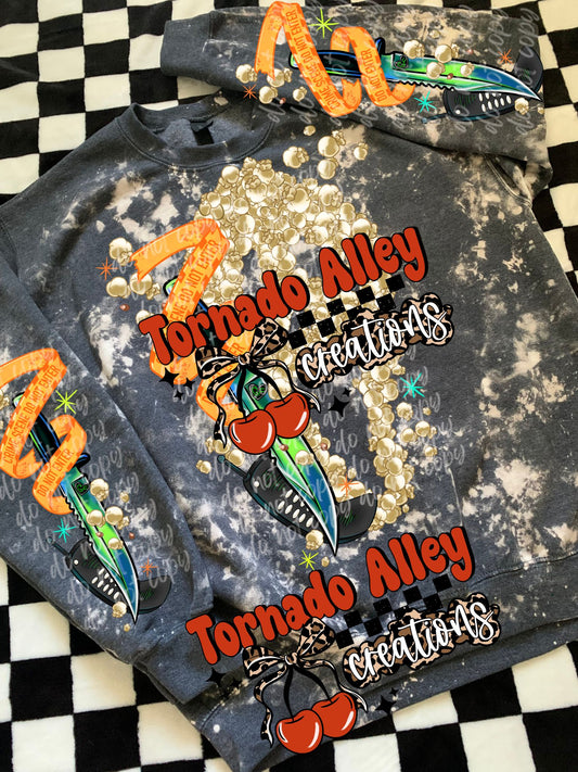 Spooky Slasher Popcorn Crewneck