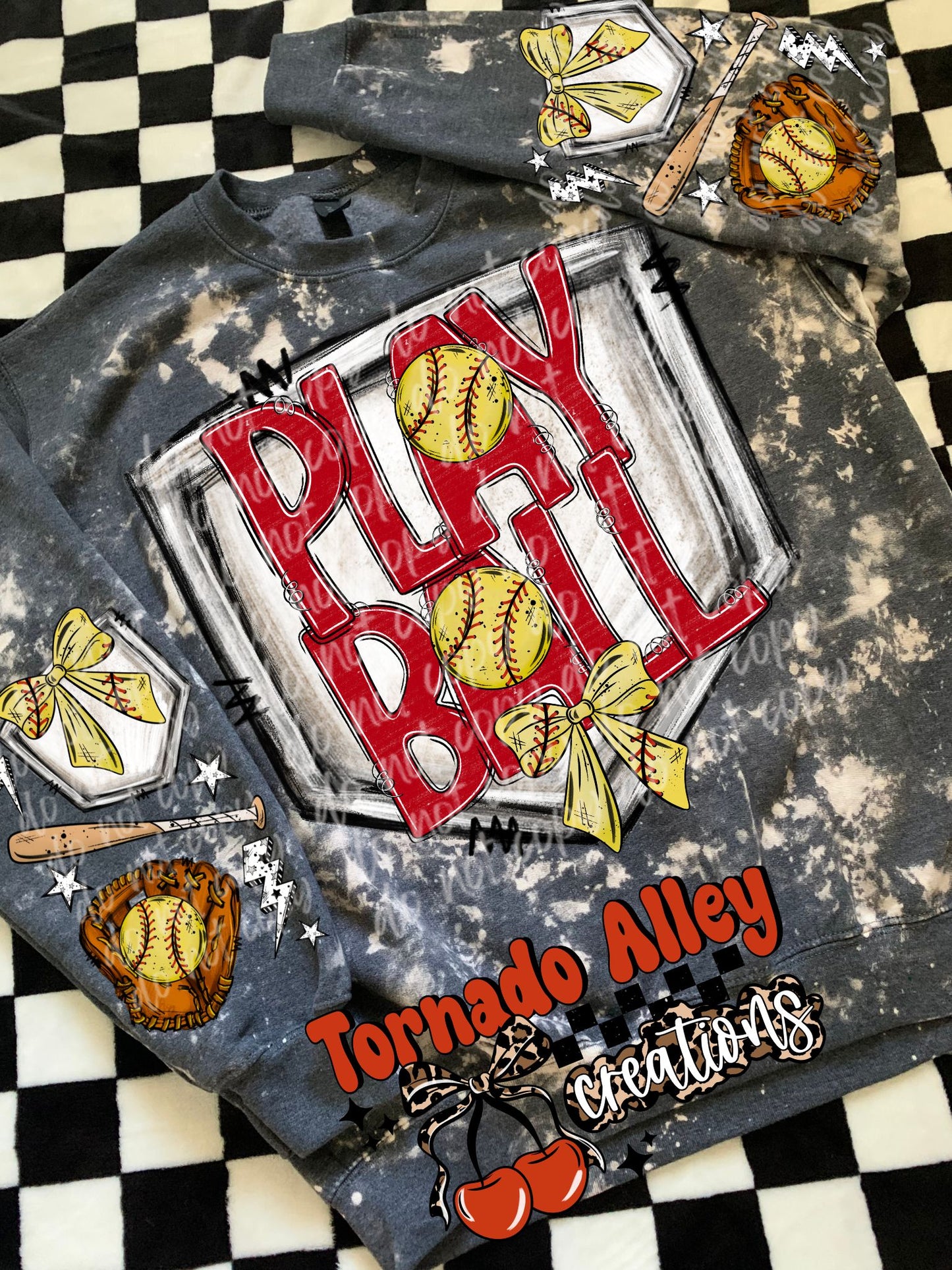 Play Ball Softball Crewneck