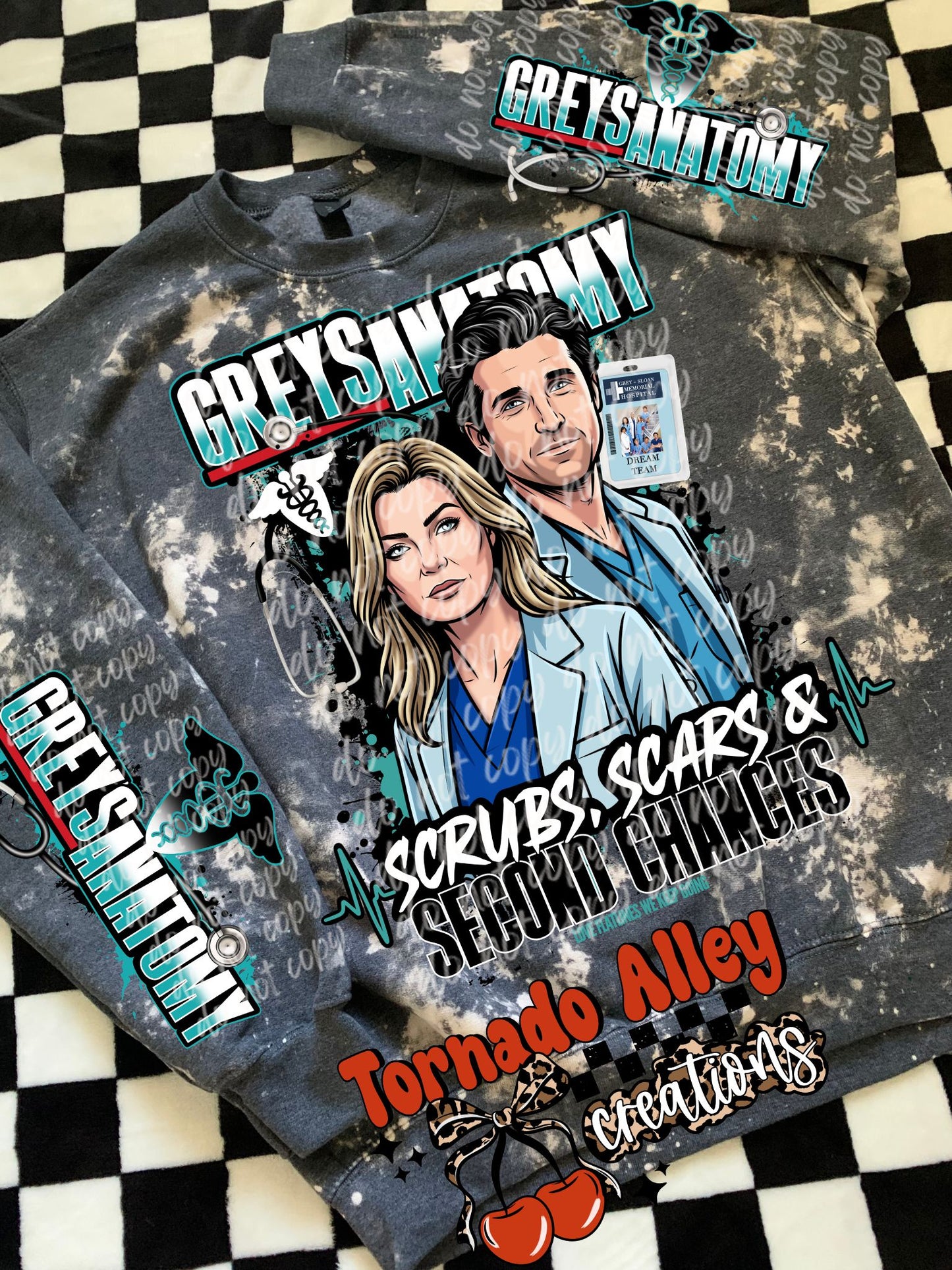 Scrubs Scars Second Chances Crewneck