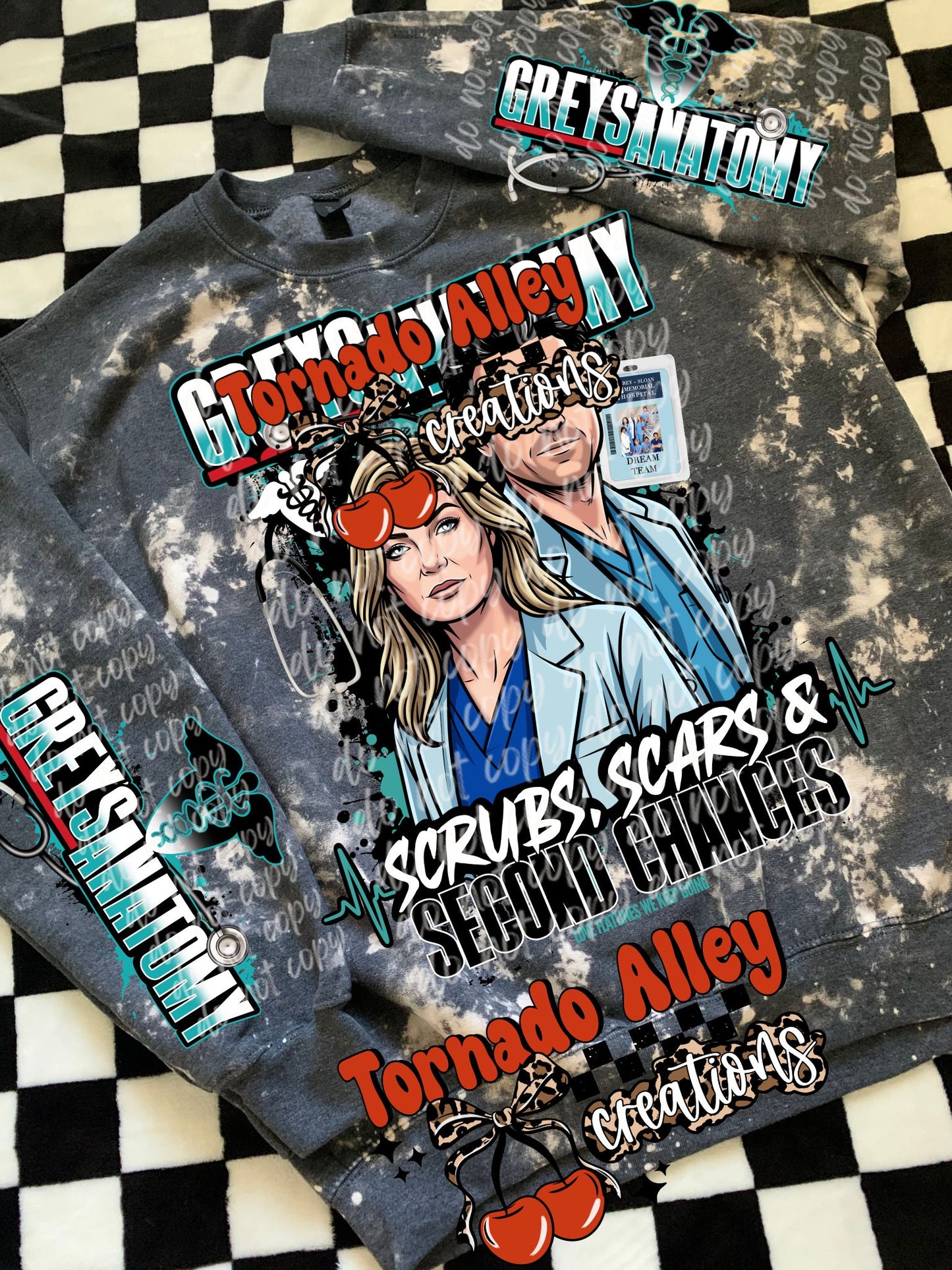 Scrubs Scars Second Chances Crewneck