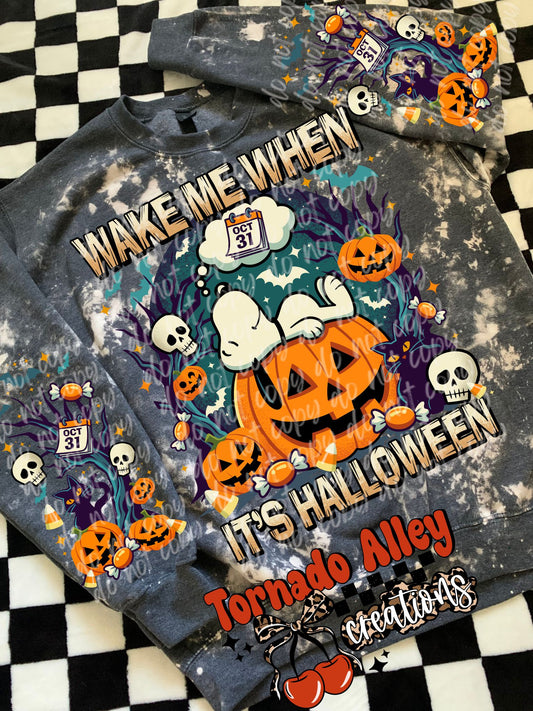 Wake Me When It's Halloween Crewneck
